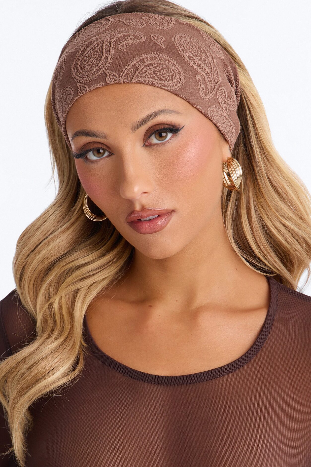 Roads Less Traveled Headband - Brown