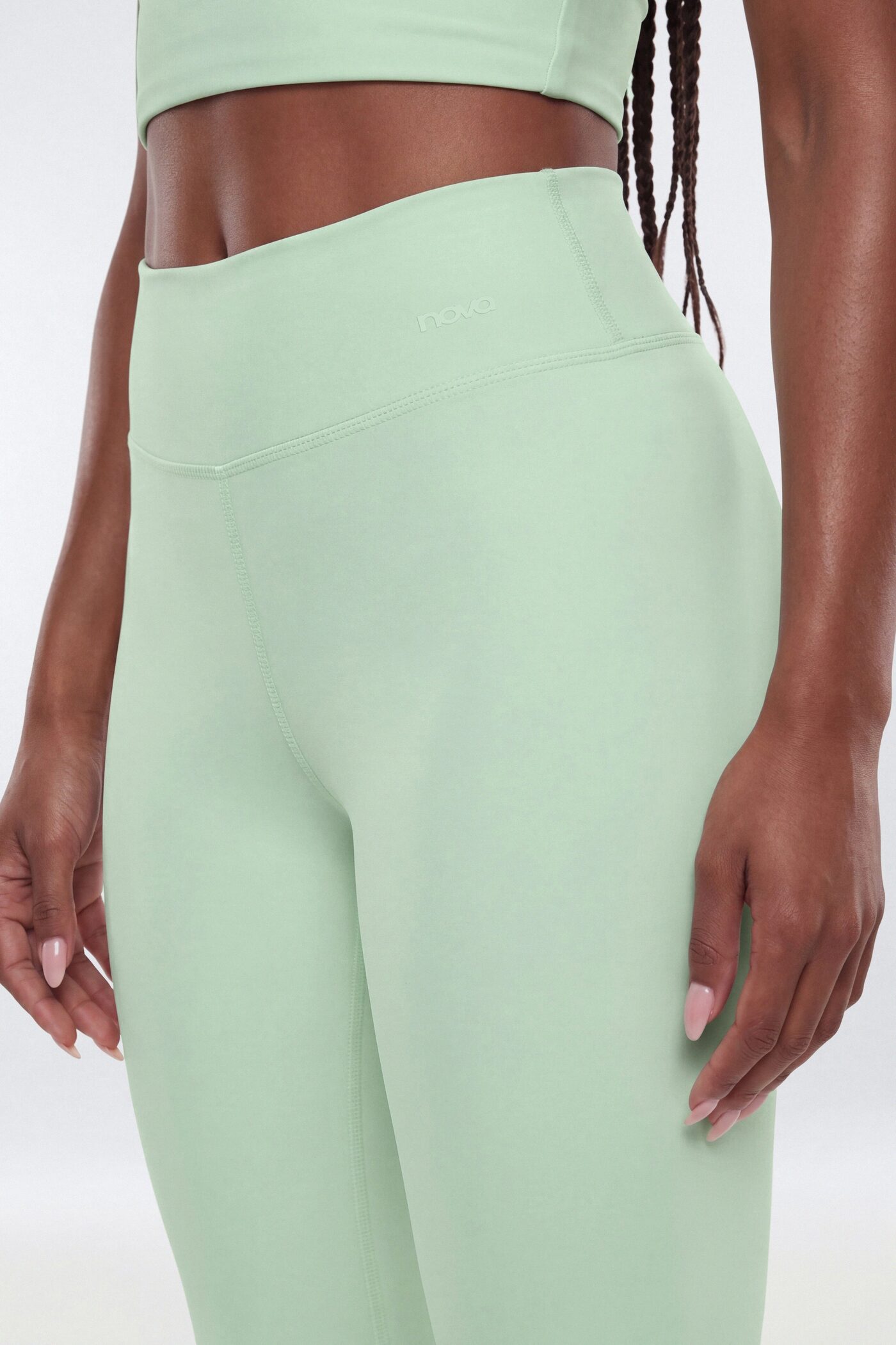 ButterSoft 15″ Low Rise Capri Legging - Cool Mint