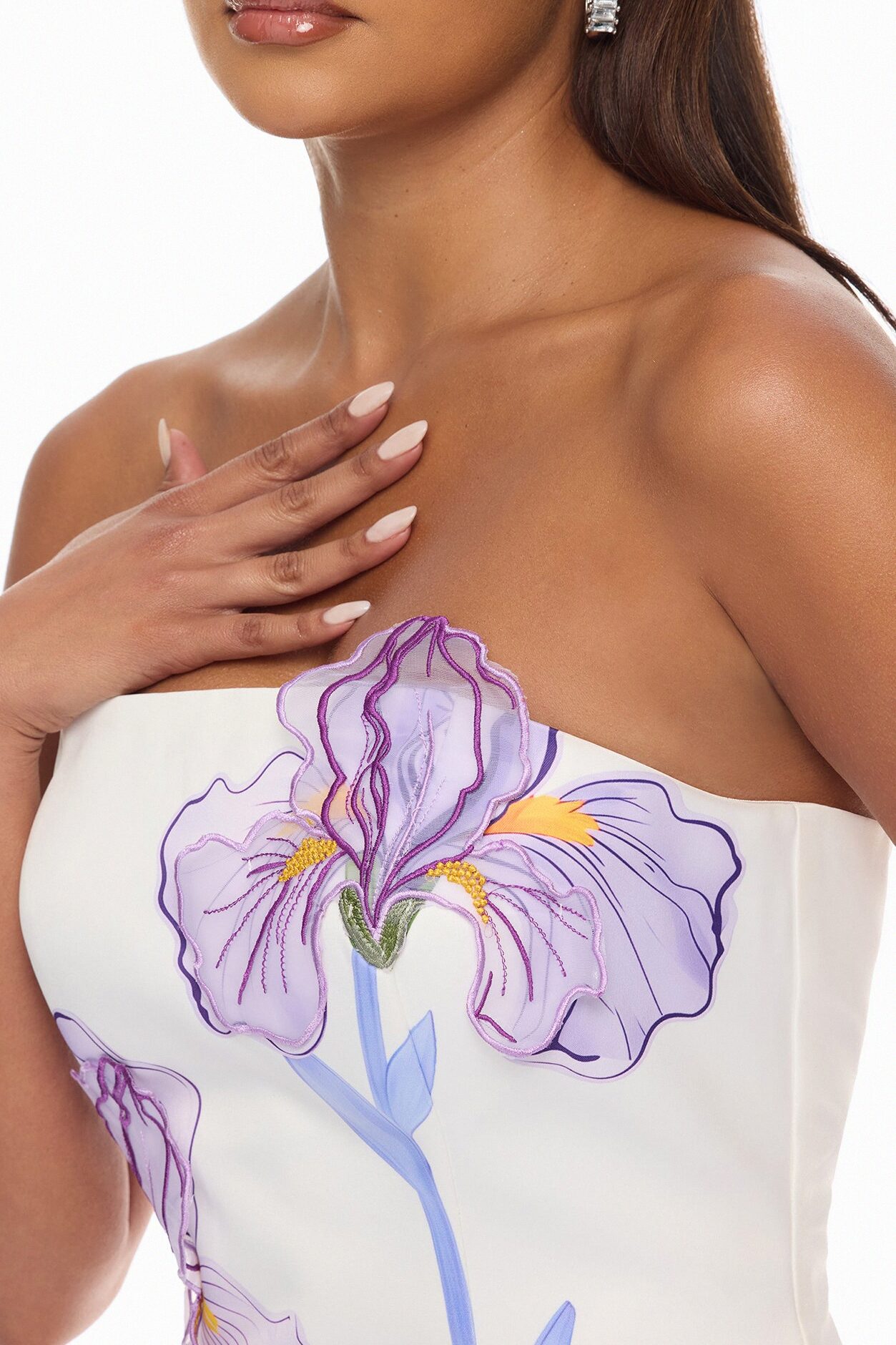 Hopeless Romantic Floral Mini Dress - Purple/combo