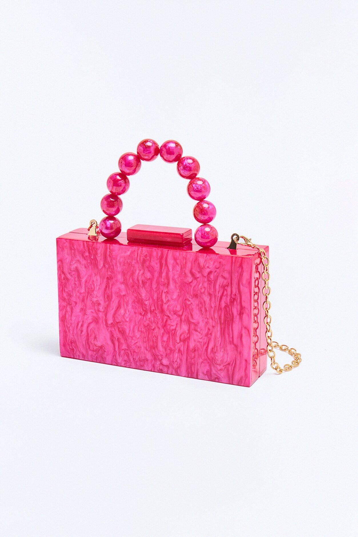 Candy Store Satchel Handbag - Fuchsia