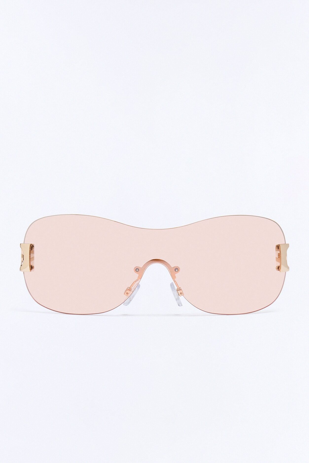Already Won Sunglasses - Gold/Pink
