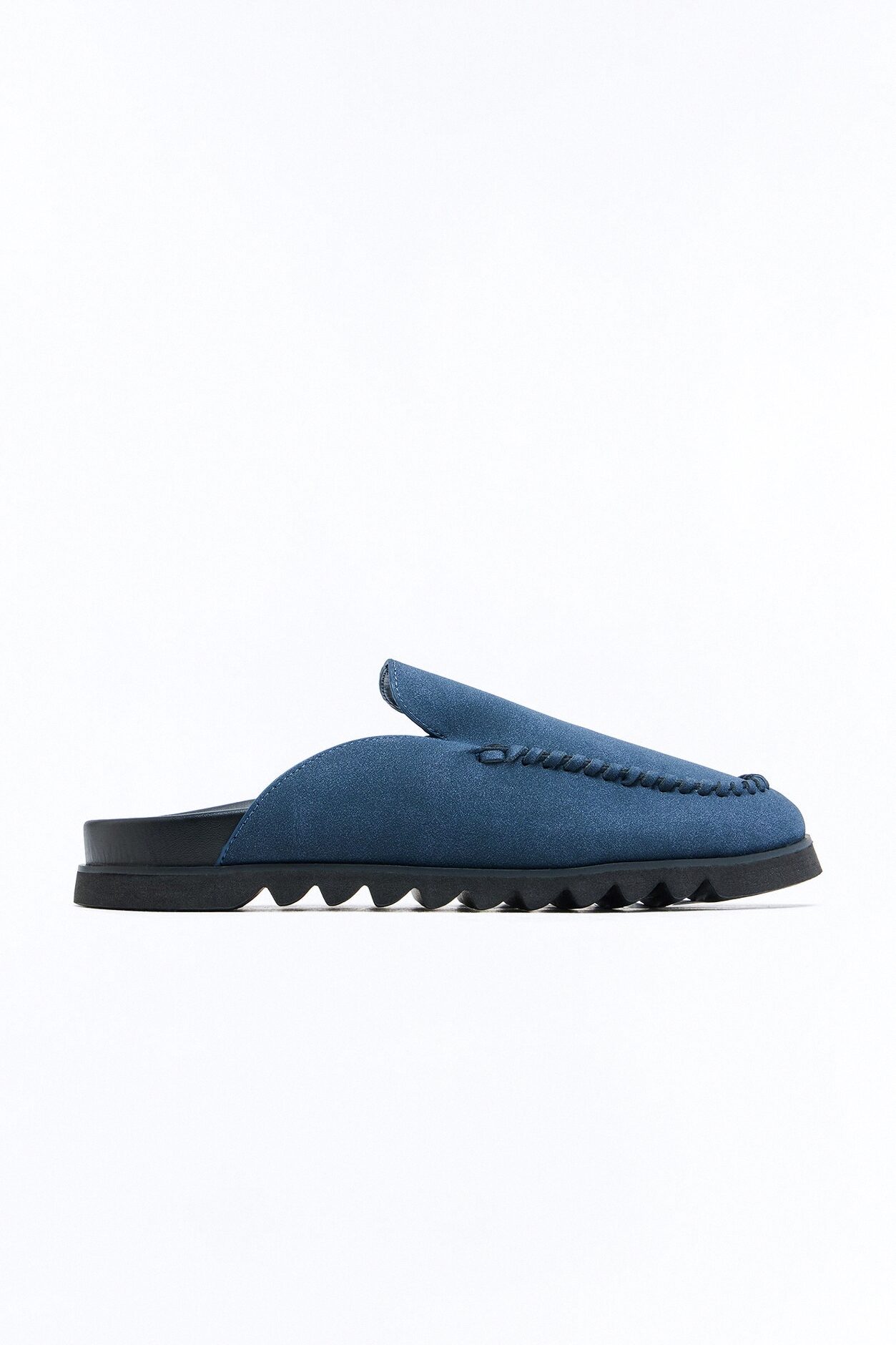 Darian Mule Loafter Slides - Blue