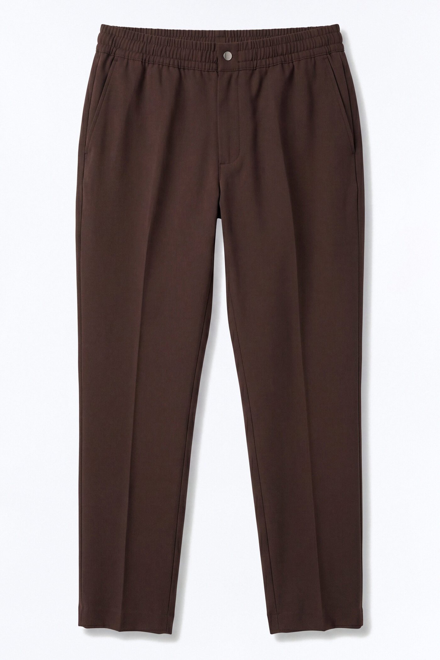 Modern Essential Slim Trouser - Chocolate