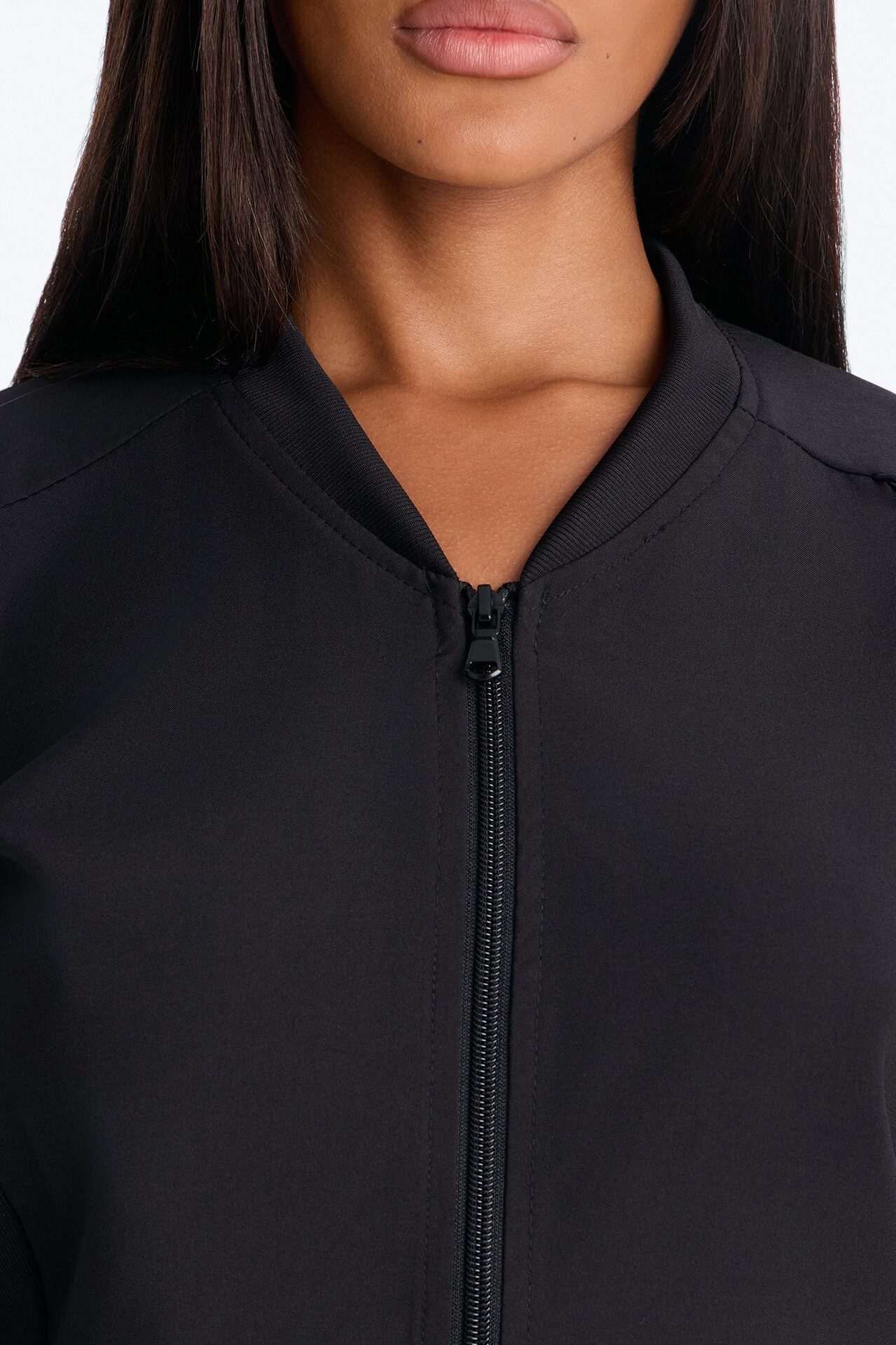 Take Care 4 Way Stretch Scrub Uniform Jacket - Black