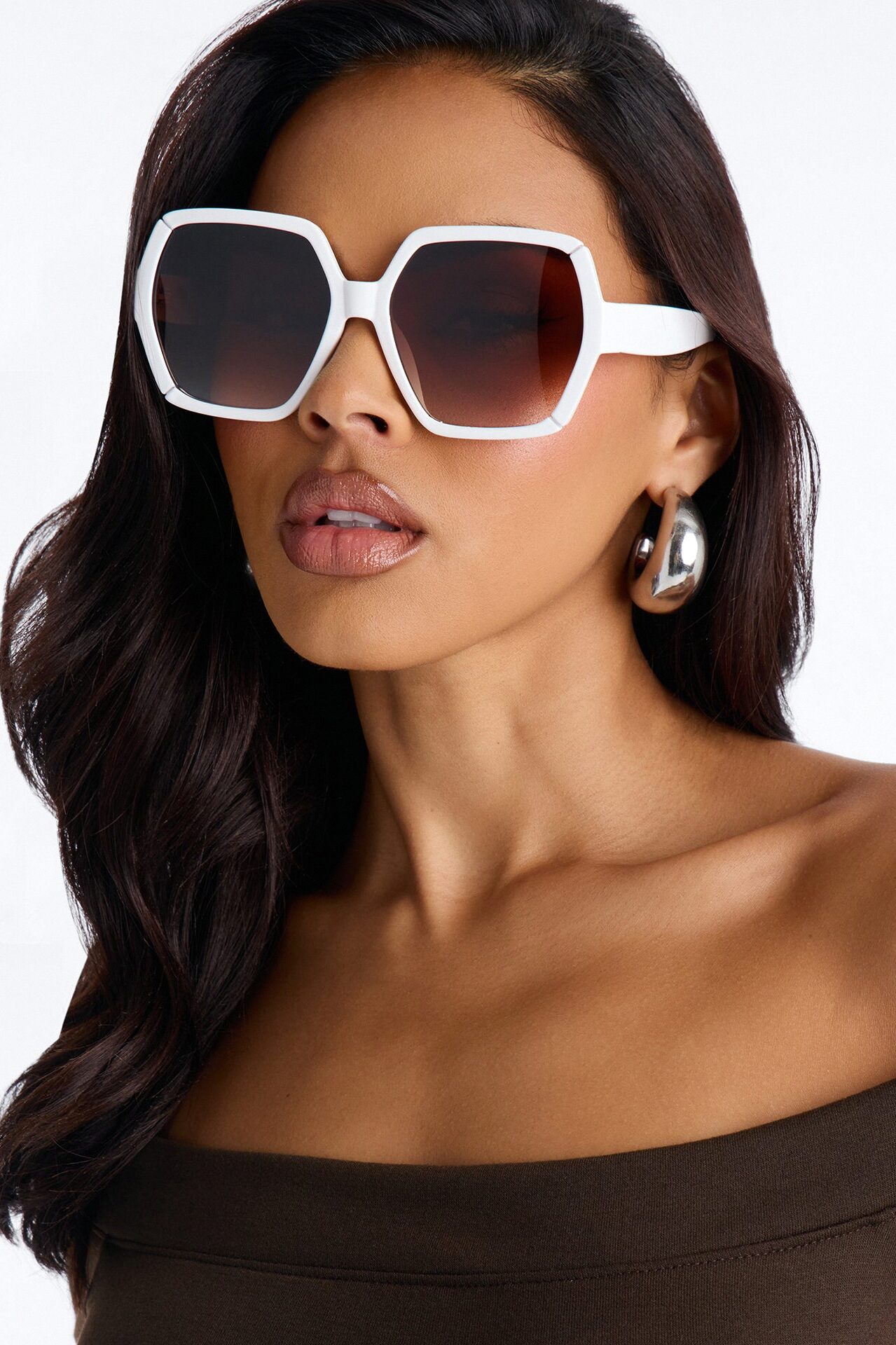 Absolutely Obsessed Sunglasses - White