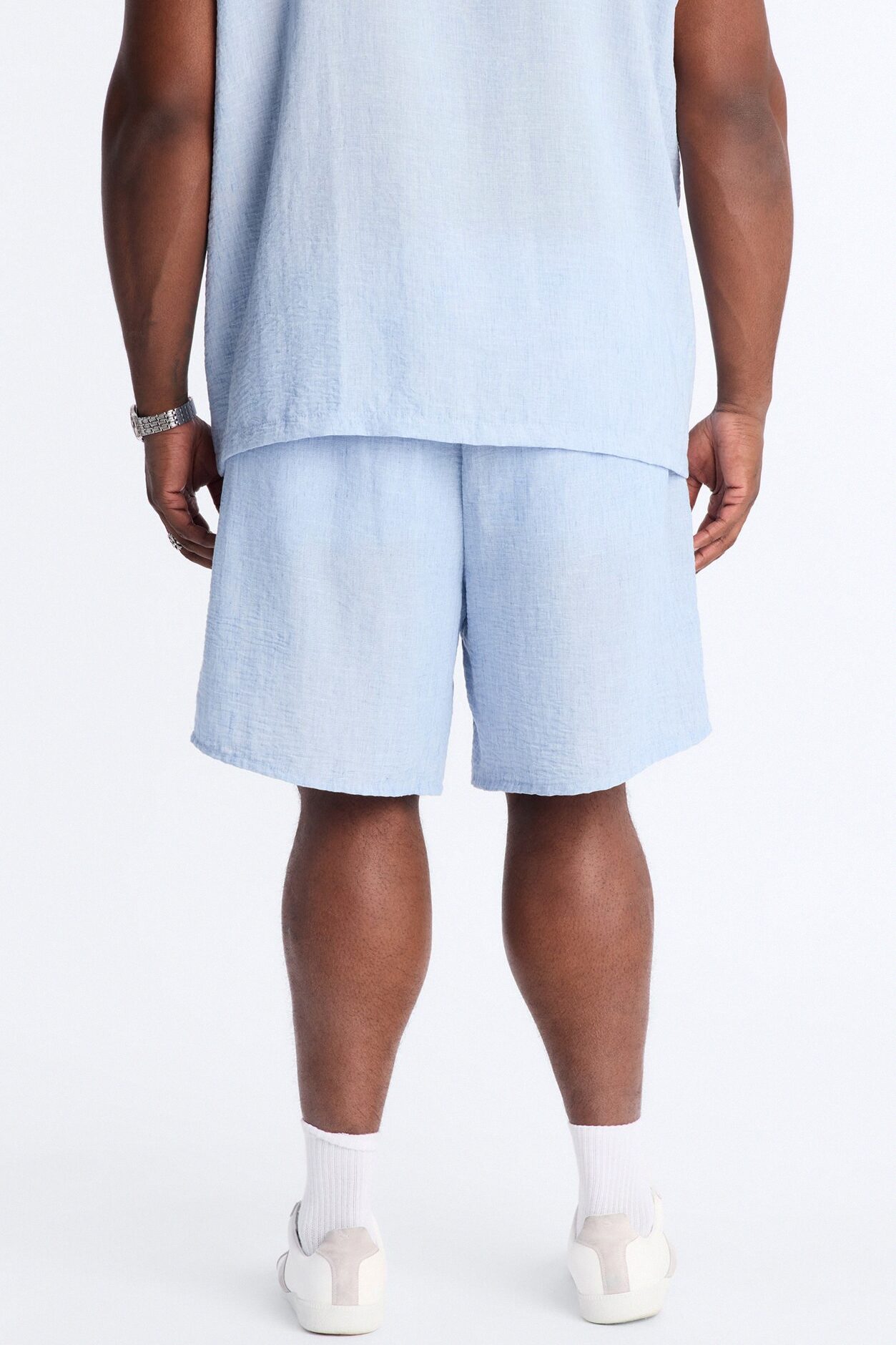 Relaxed Tide Thread Short - Blue