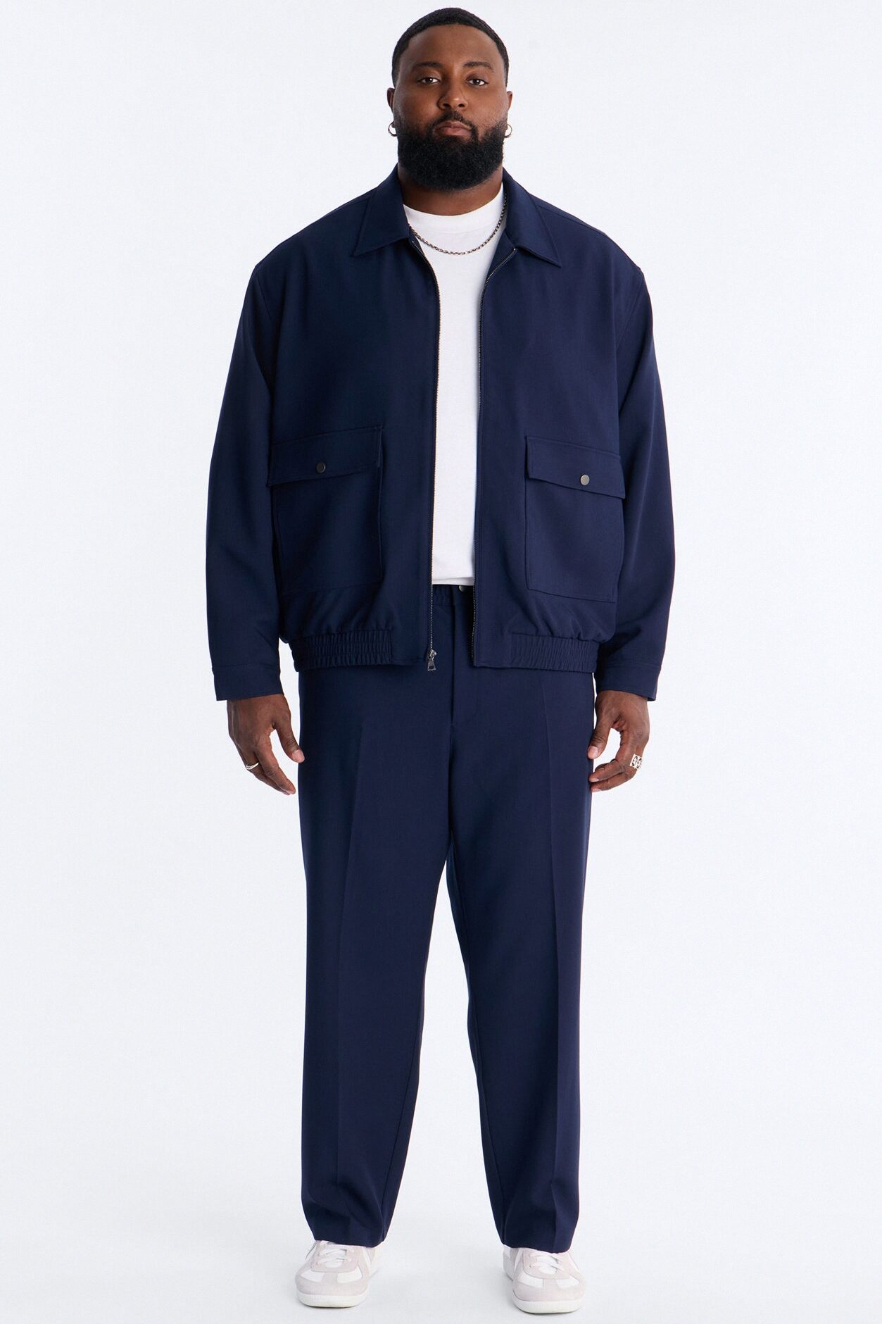 Modern Essential Jacket - Navy