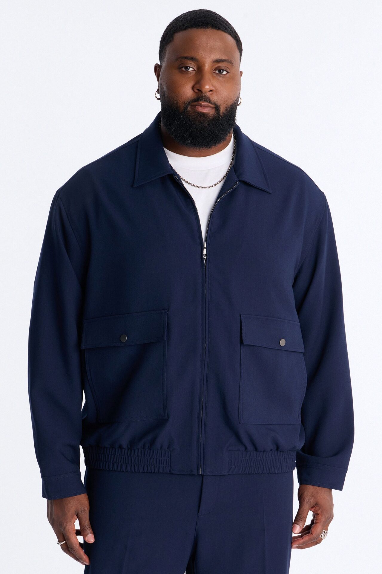 Modern Essential Jacket - Navy