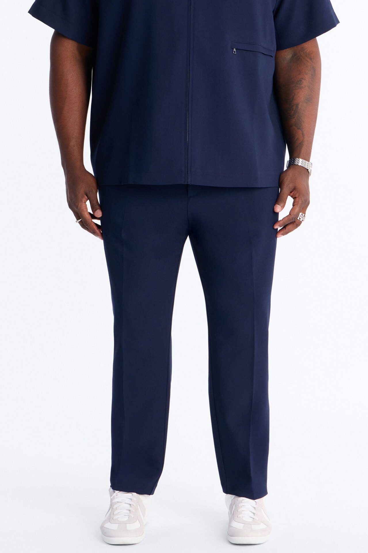 Modern Essential Slim Trouser - Navy