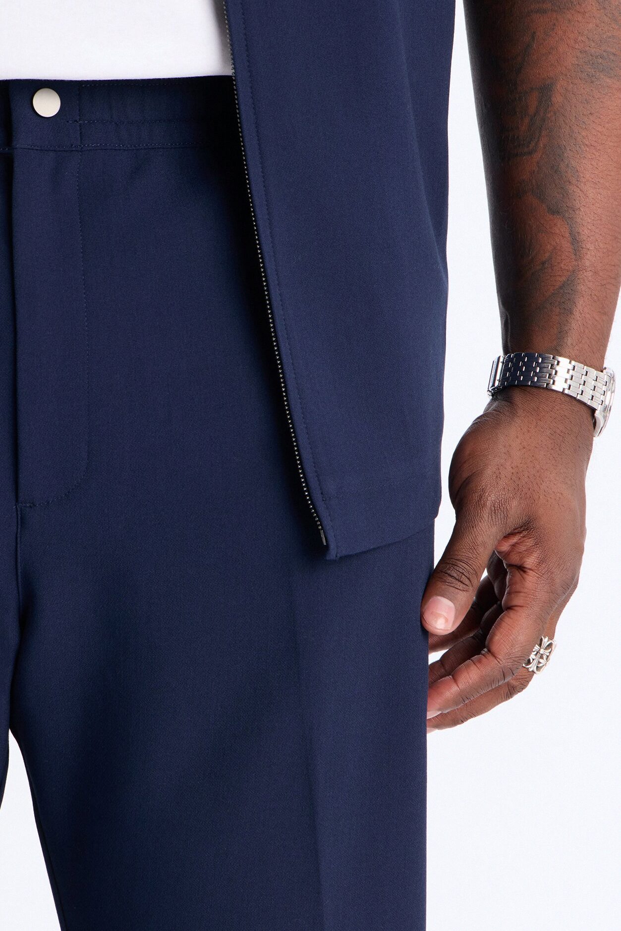 Modern Essential Slim Trouser - Navy