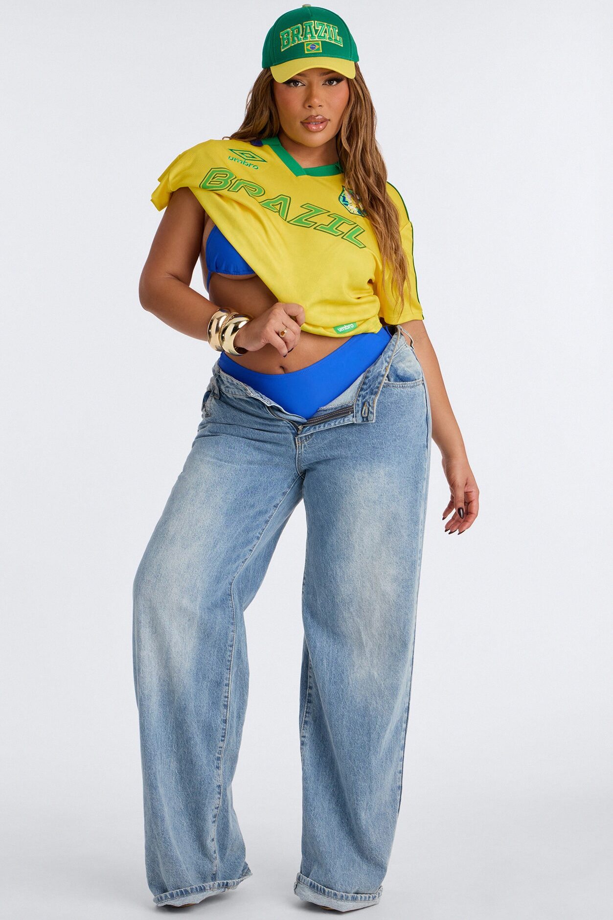 Umbro Brazil Athletic Jersey - Yellow
