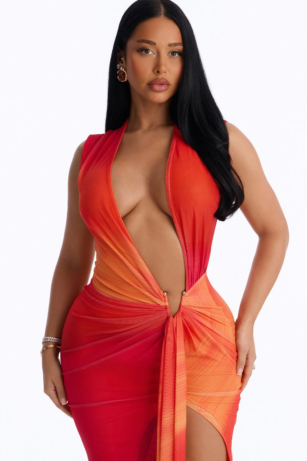 Blessing Your Timeline Ombre Maxi Dress - Pink