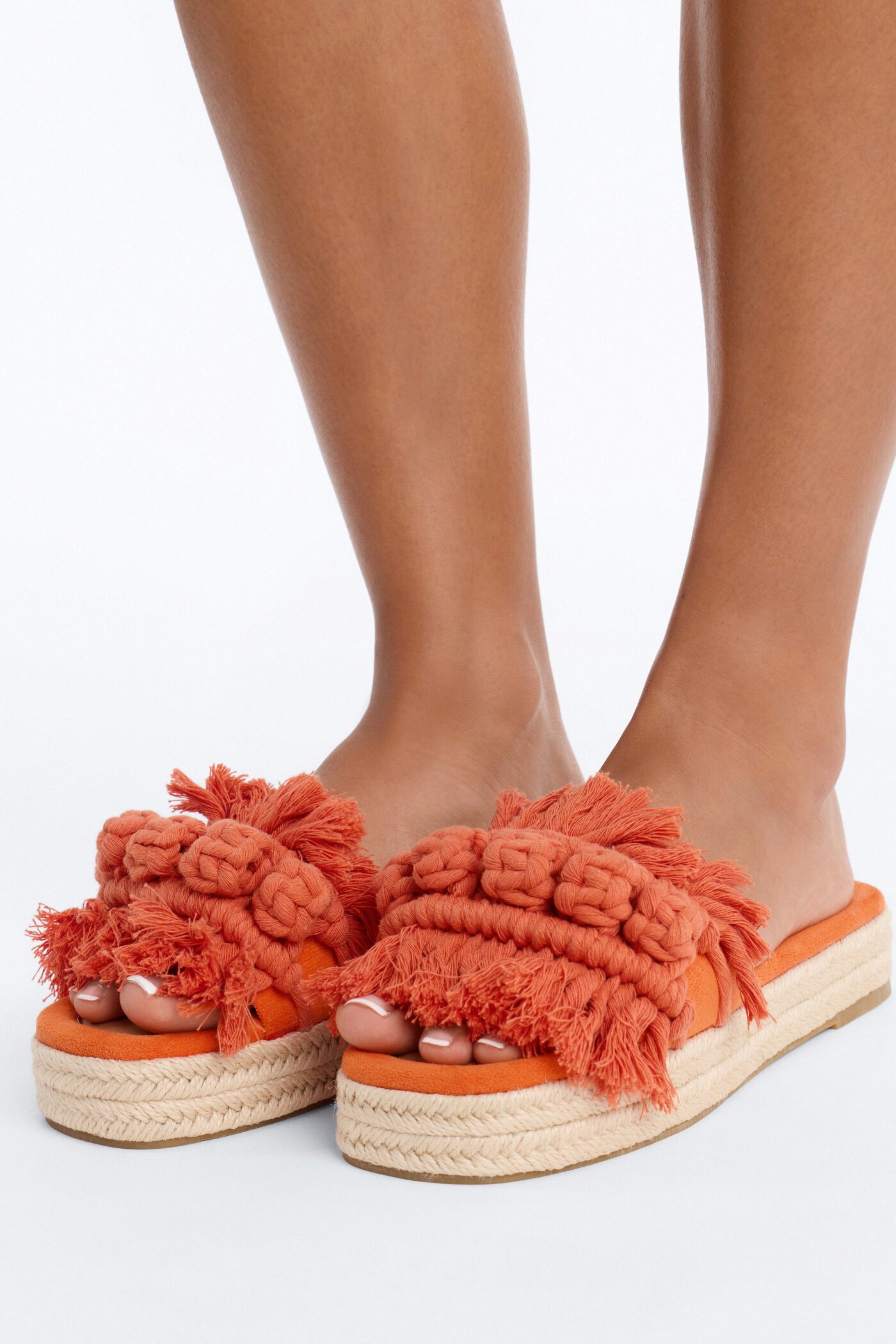 Boho Beauty Flatforms - Orange