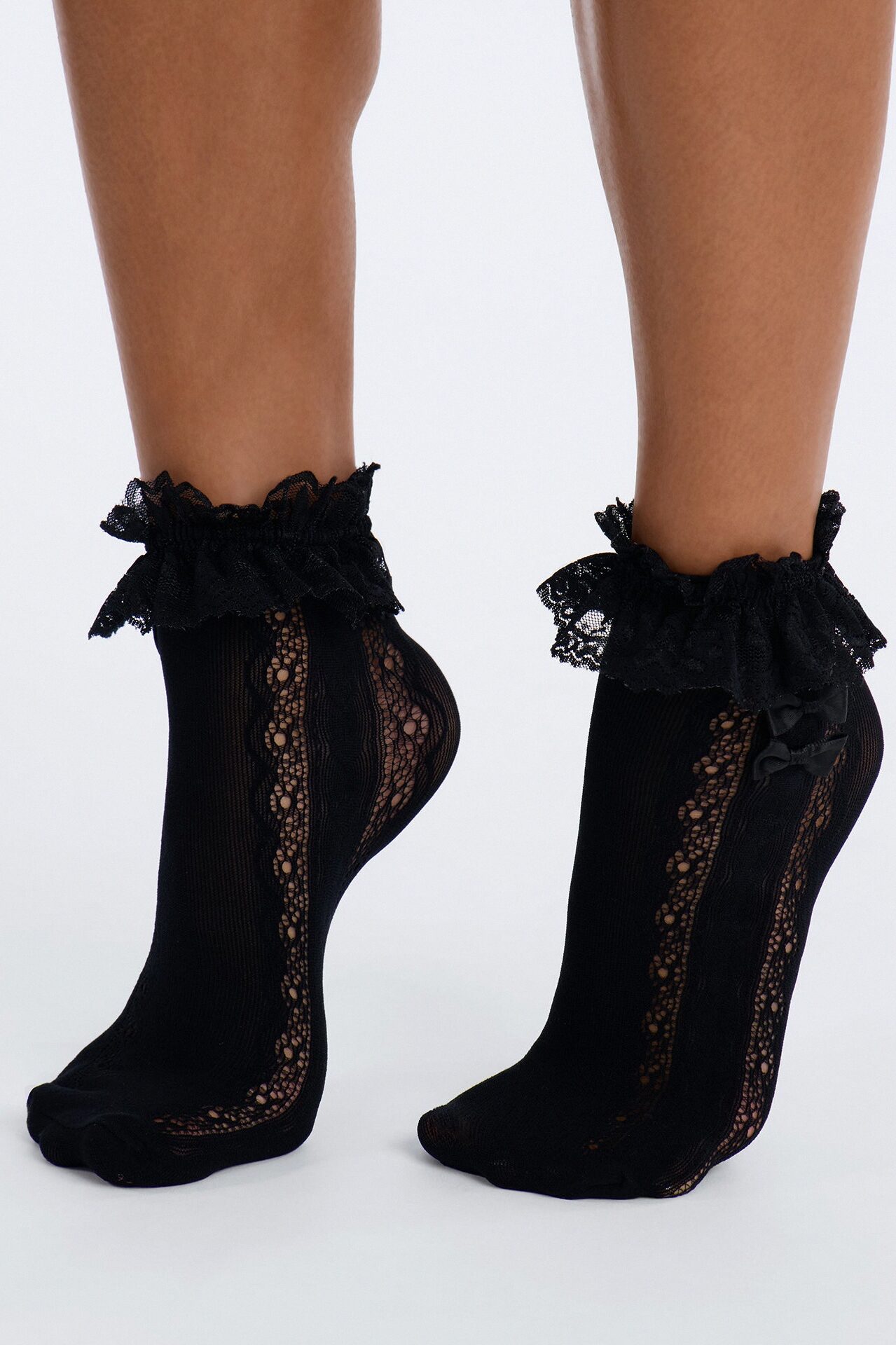 Mini Coquette Socks - Black