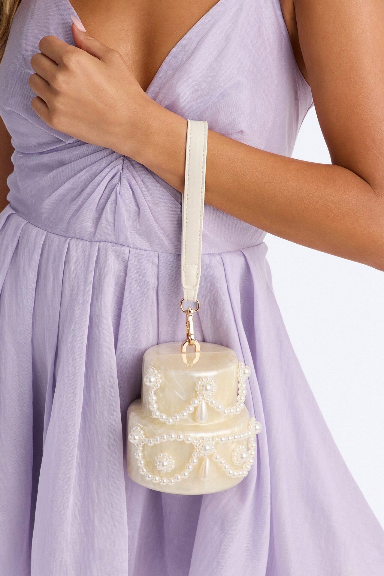 Sweet As A Cake Novelty Clutch - Ivory