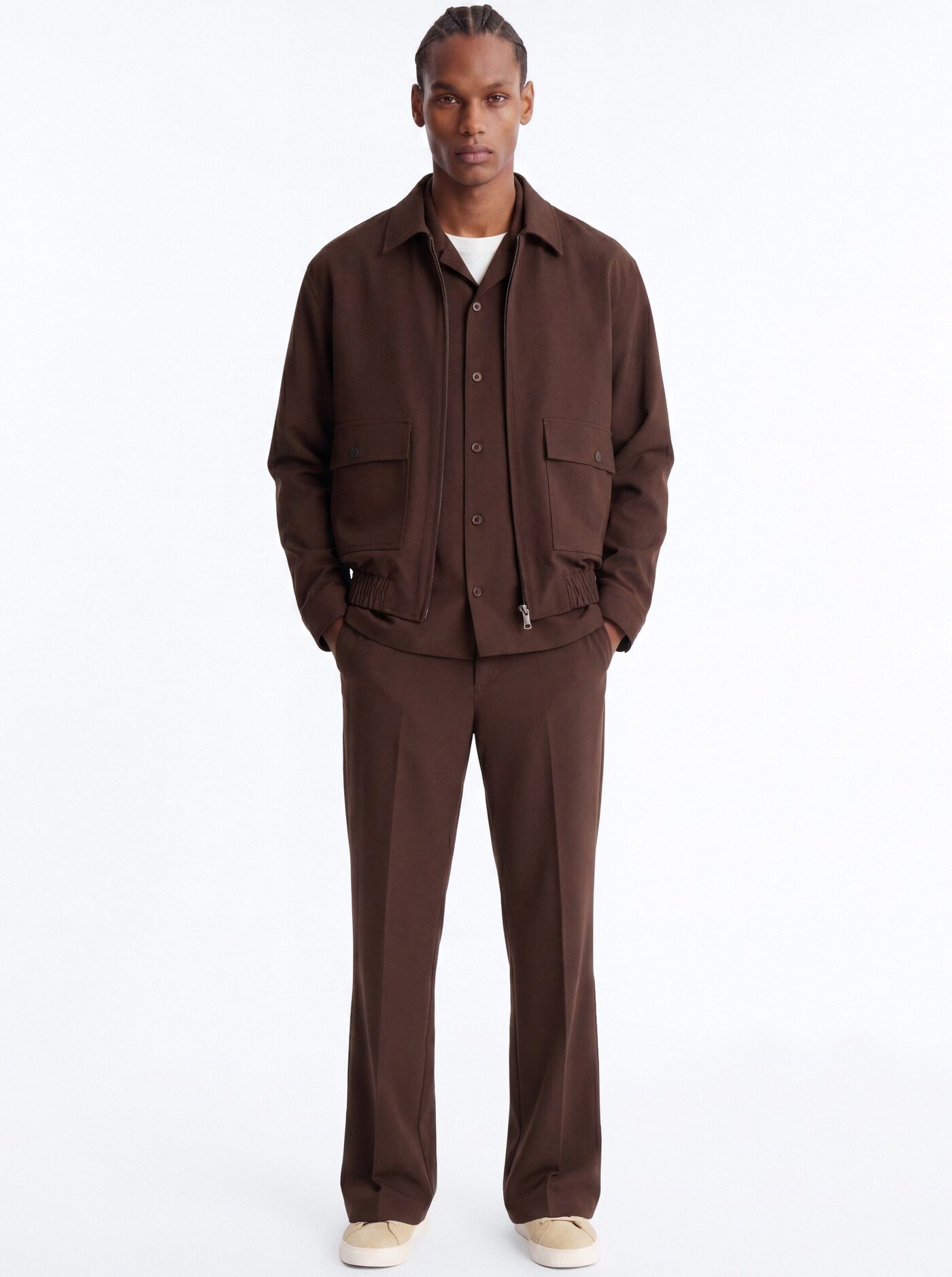 Modern Essential Jacket - Chocolate