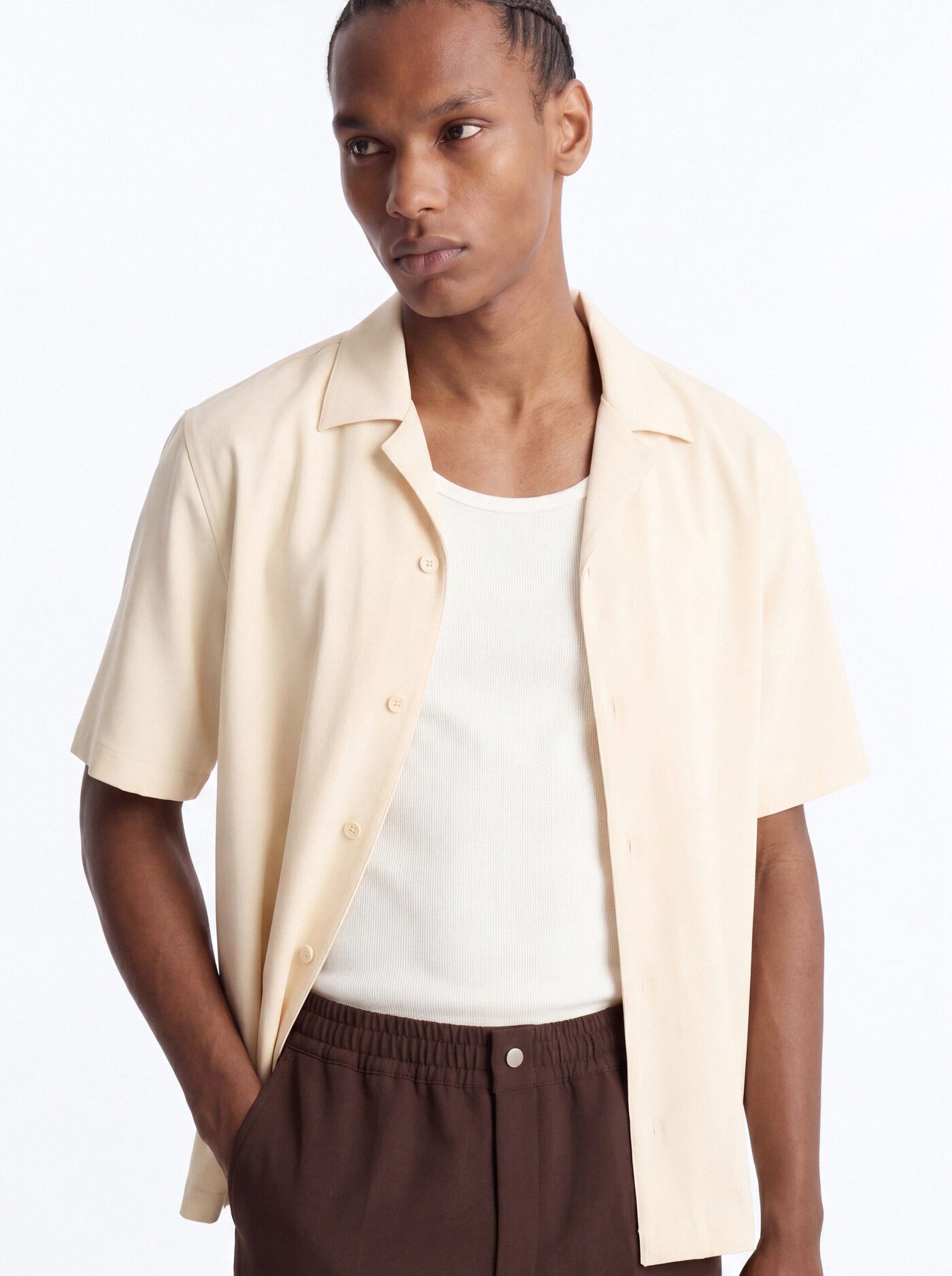 Modern Essential Relaxed Trouser - Chocolate