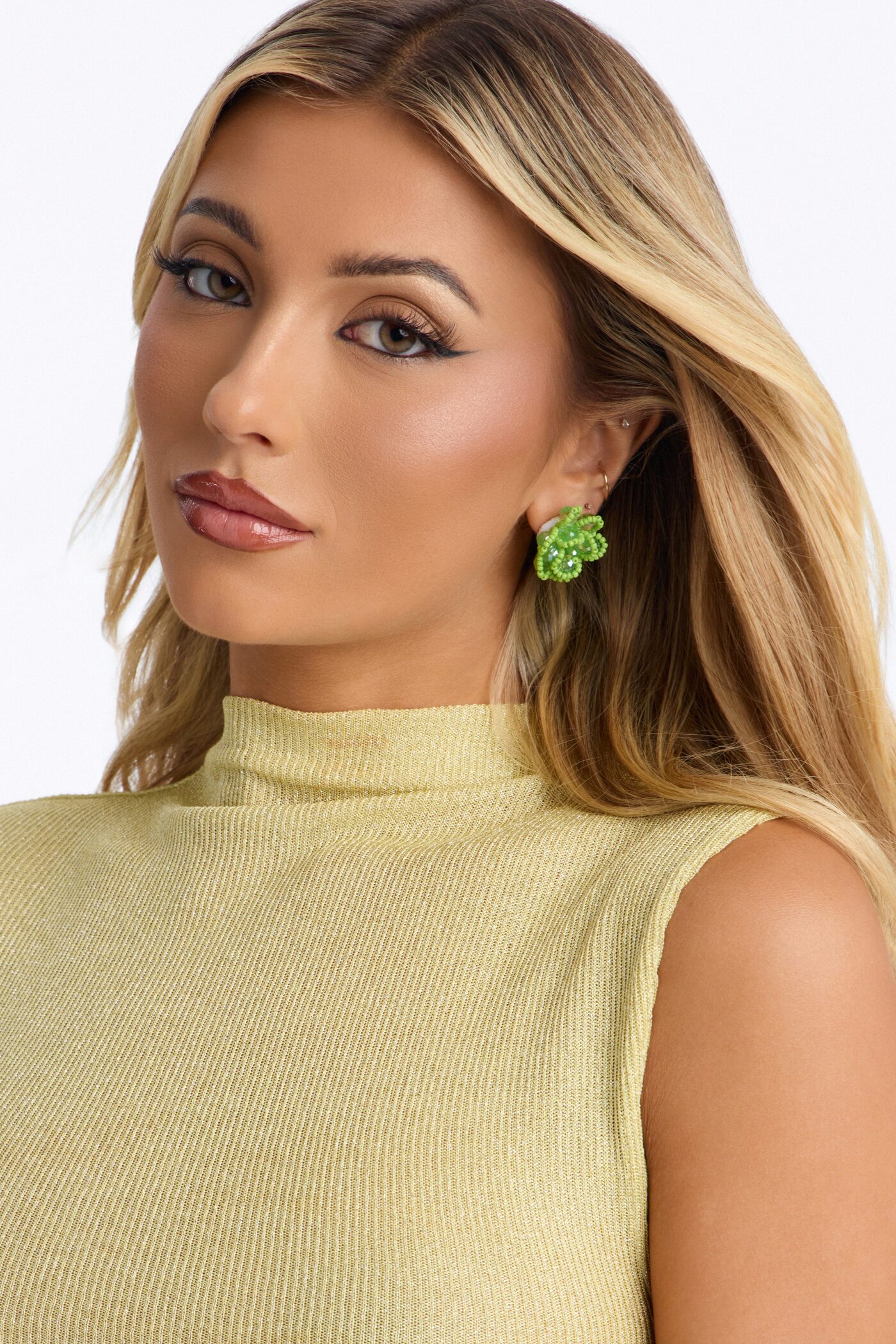 Rooted Magic Stud Earrings - Green