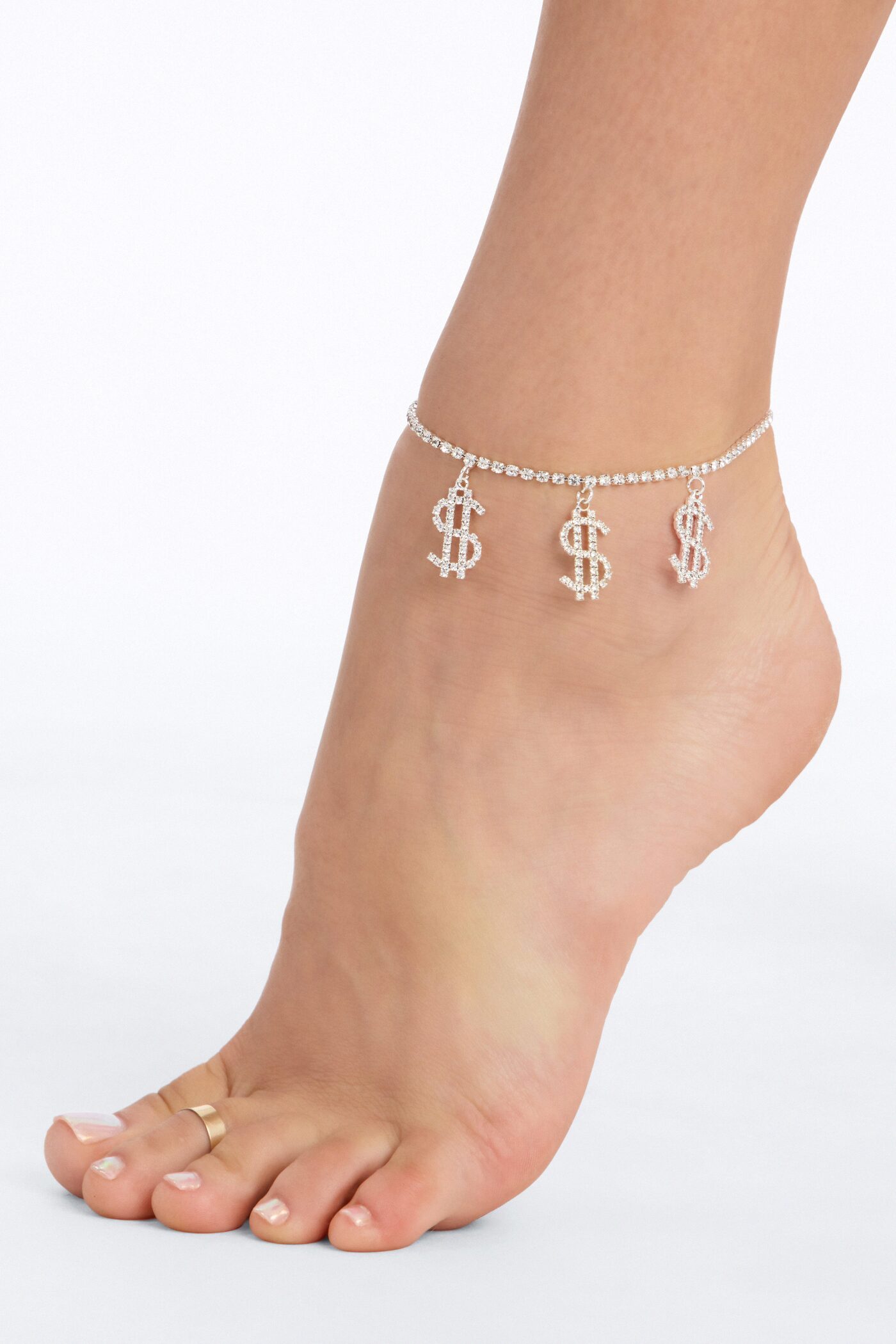Hustling Everyday Anklet - Silver