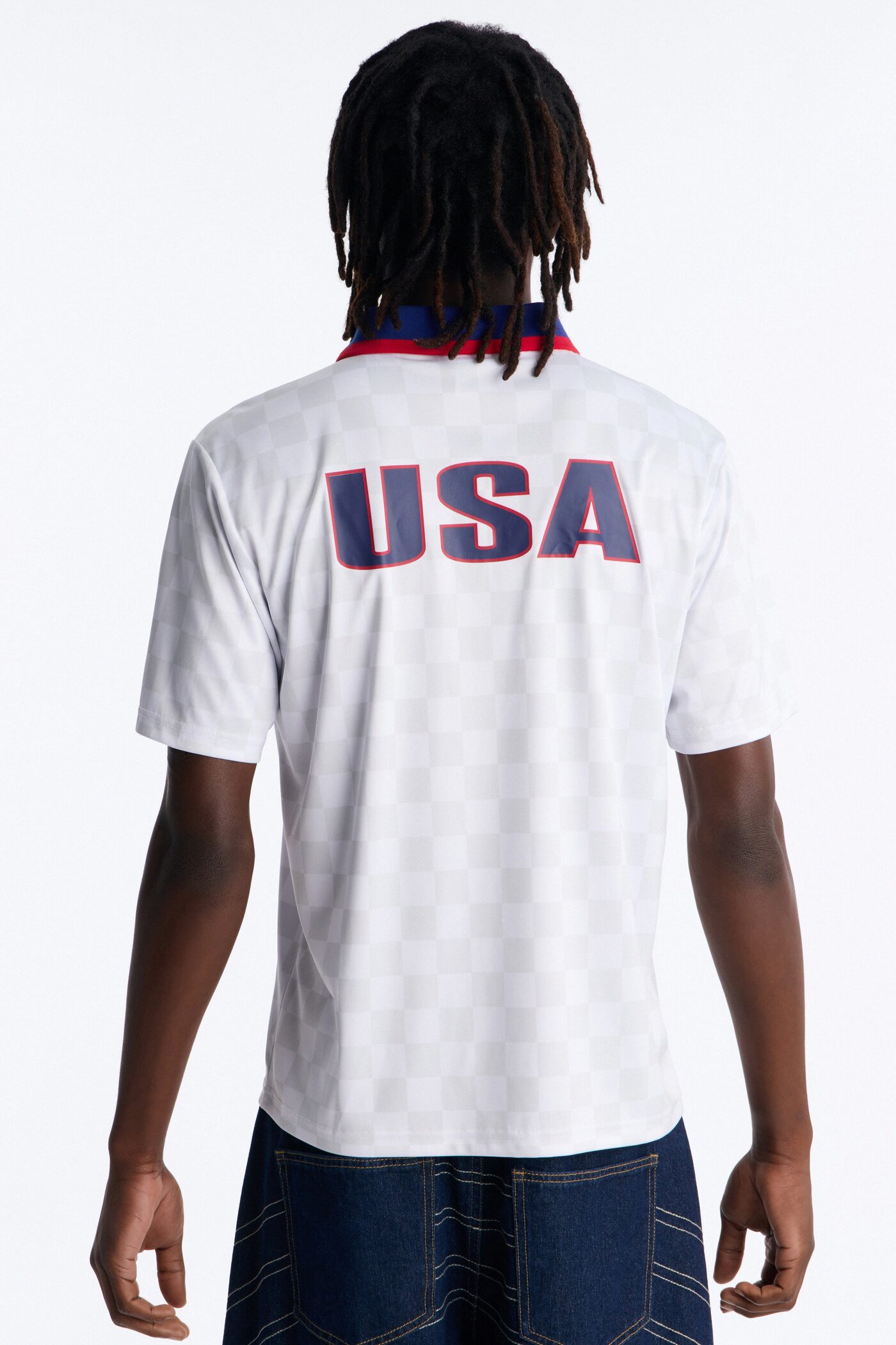 Umbro USA Collar Soccer Jersey - White