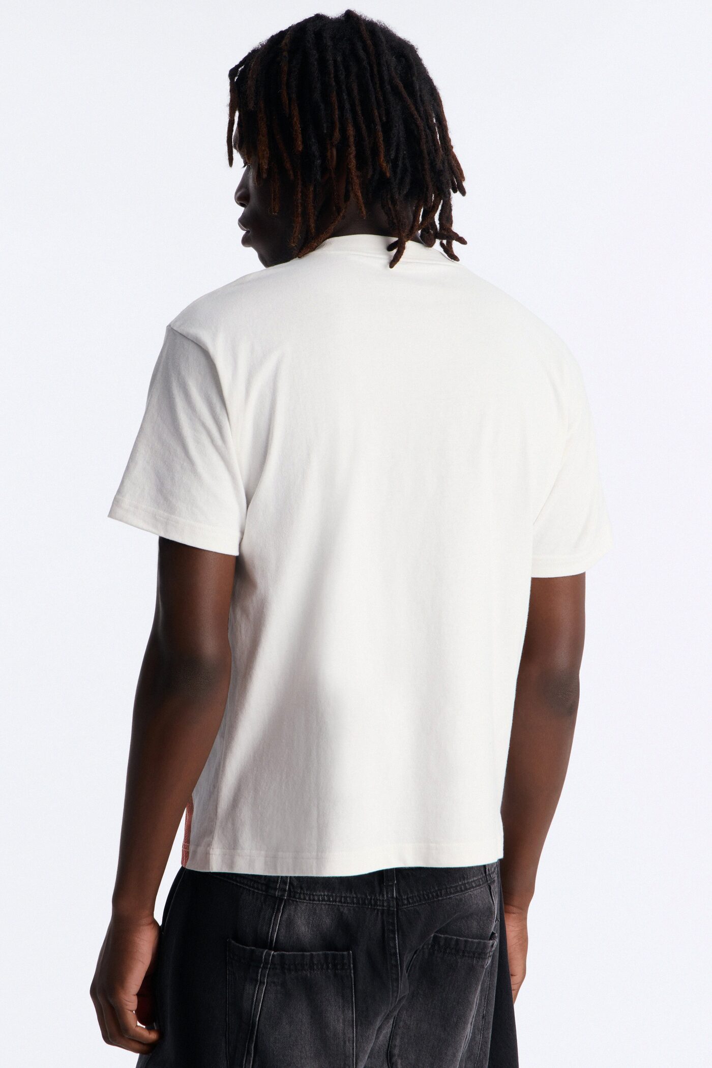 DC Superman Heavy Weight Boxy Short Sleeve Tee - White