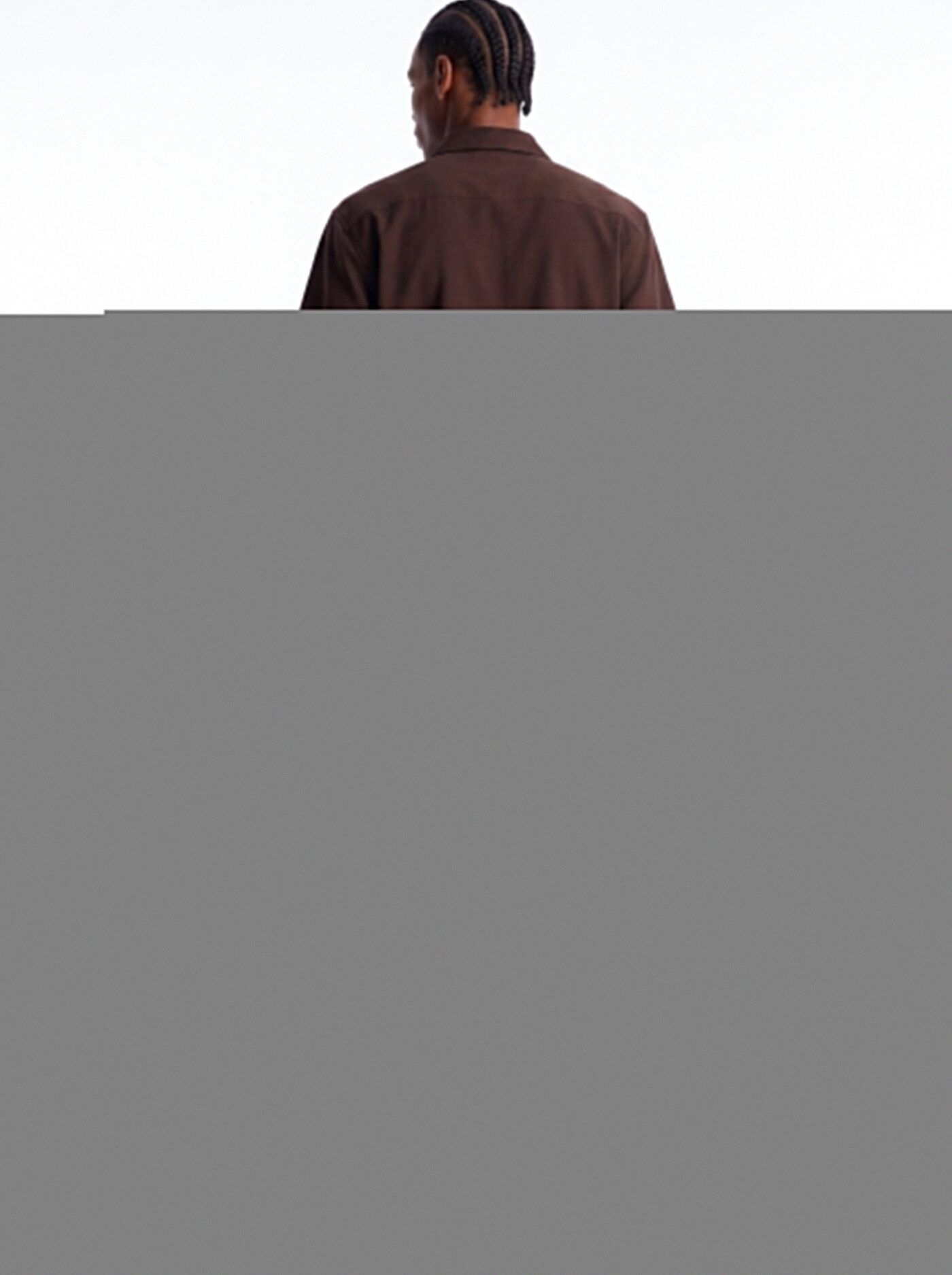 Modern Essential Straight Trouser - Chocolate