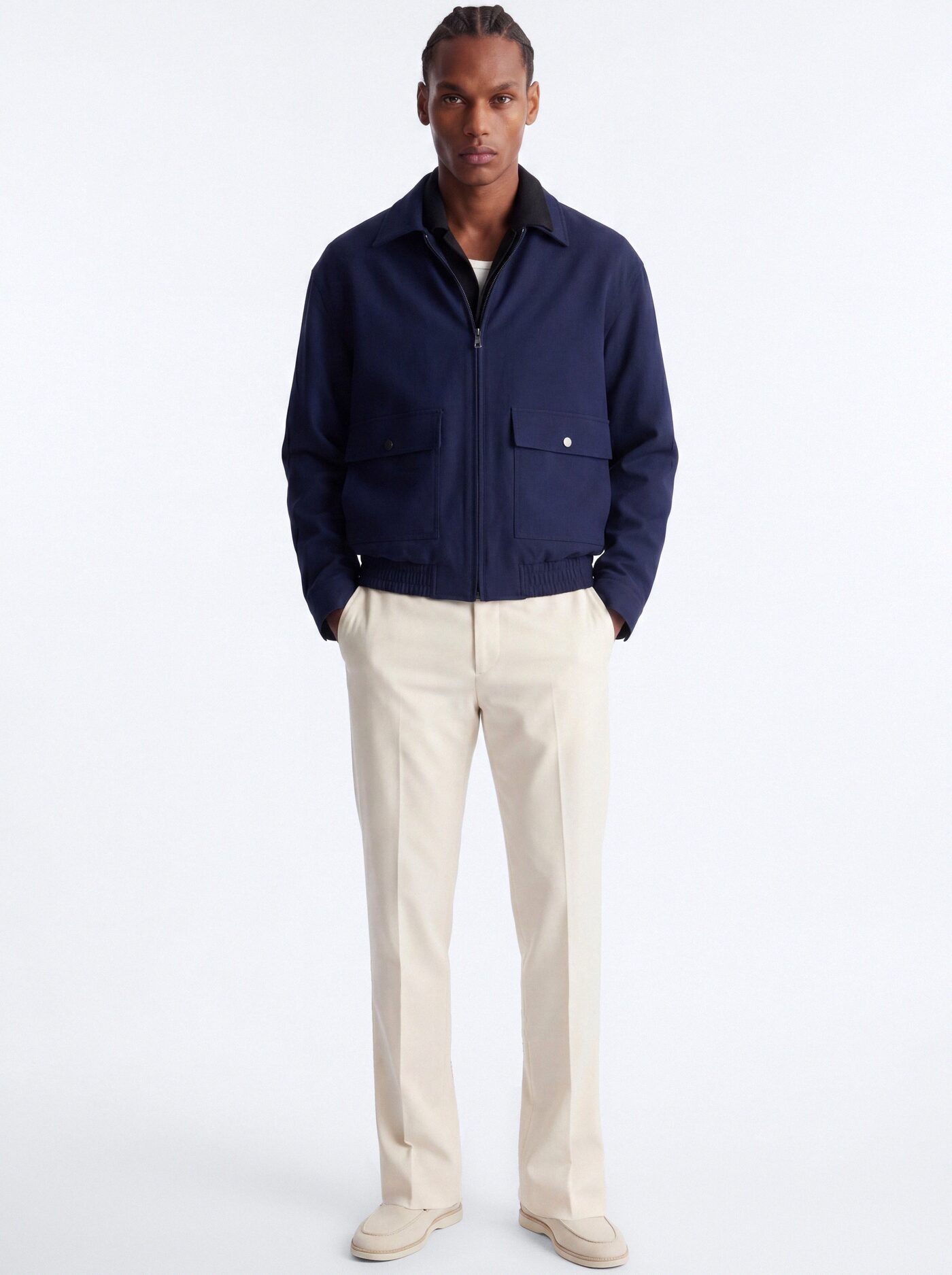 Modern Essential Jacket - Navy