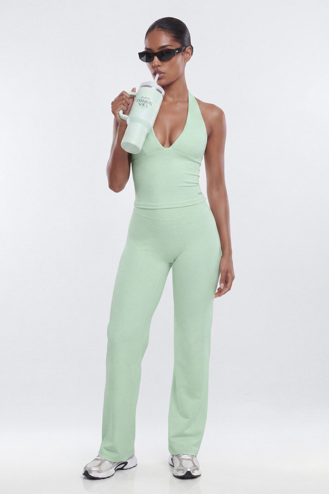 ProStretch™ 32″ Straight Leg Active Pants - Cool Mint