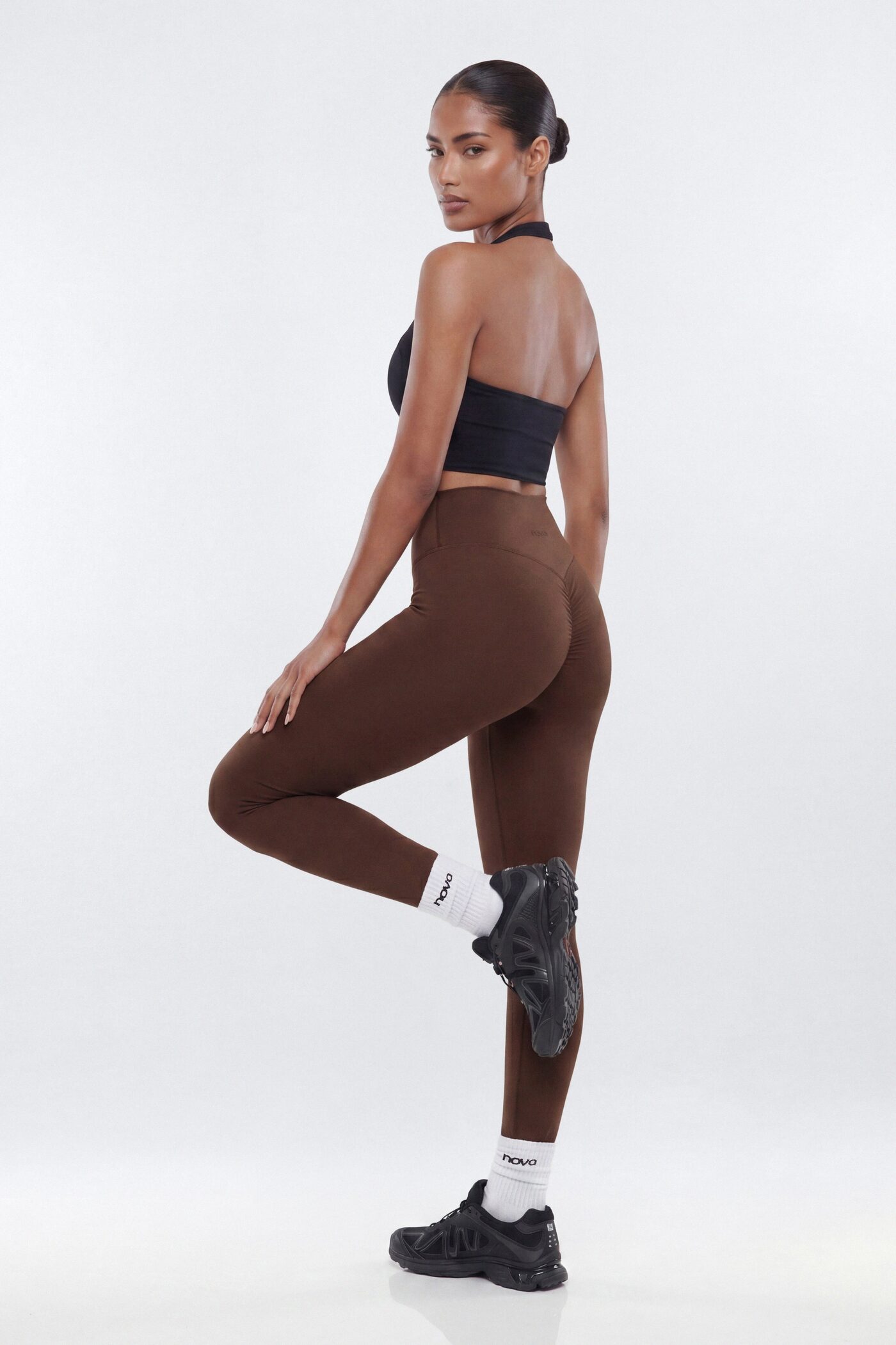 CloudForm™ Tall 31″ Invisible Scrunch Legging - Brown