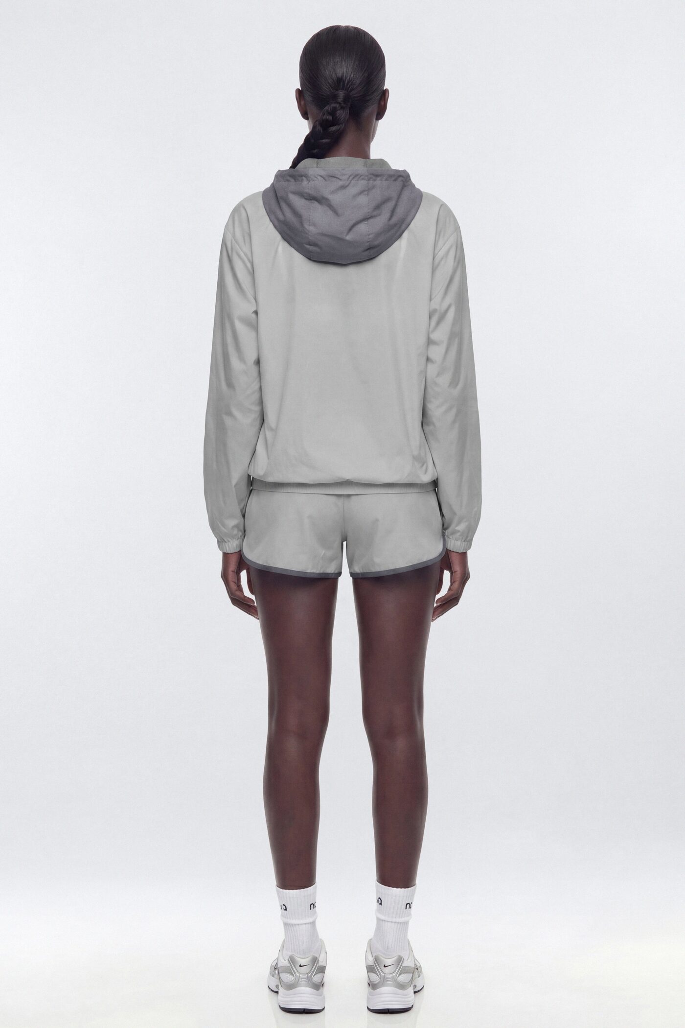 Reflective Lightweight Running Shorts - Grey