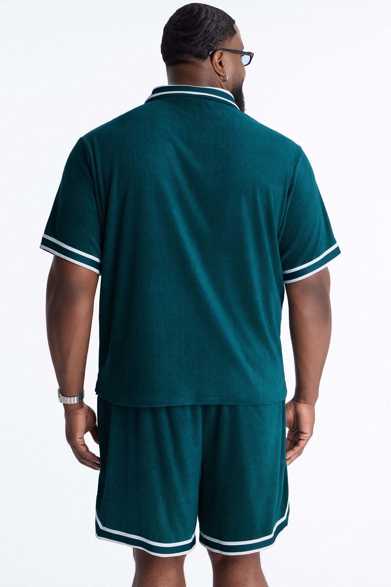 Classic Terry Cloth Polo - Teal