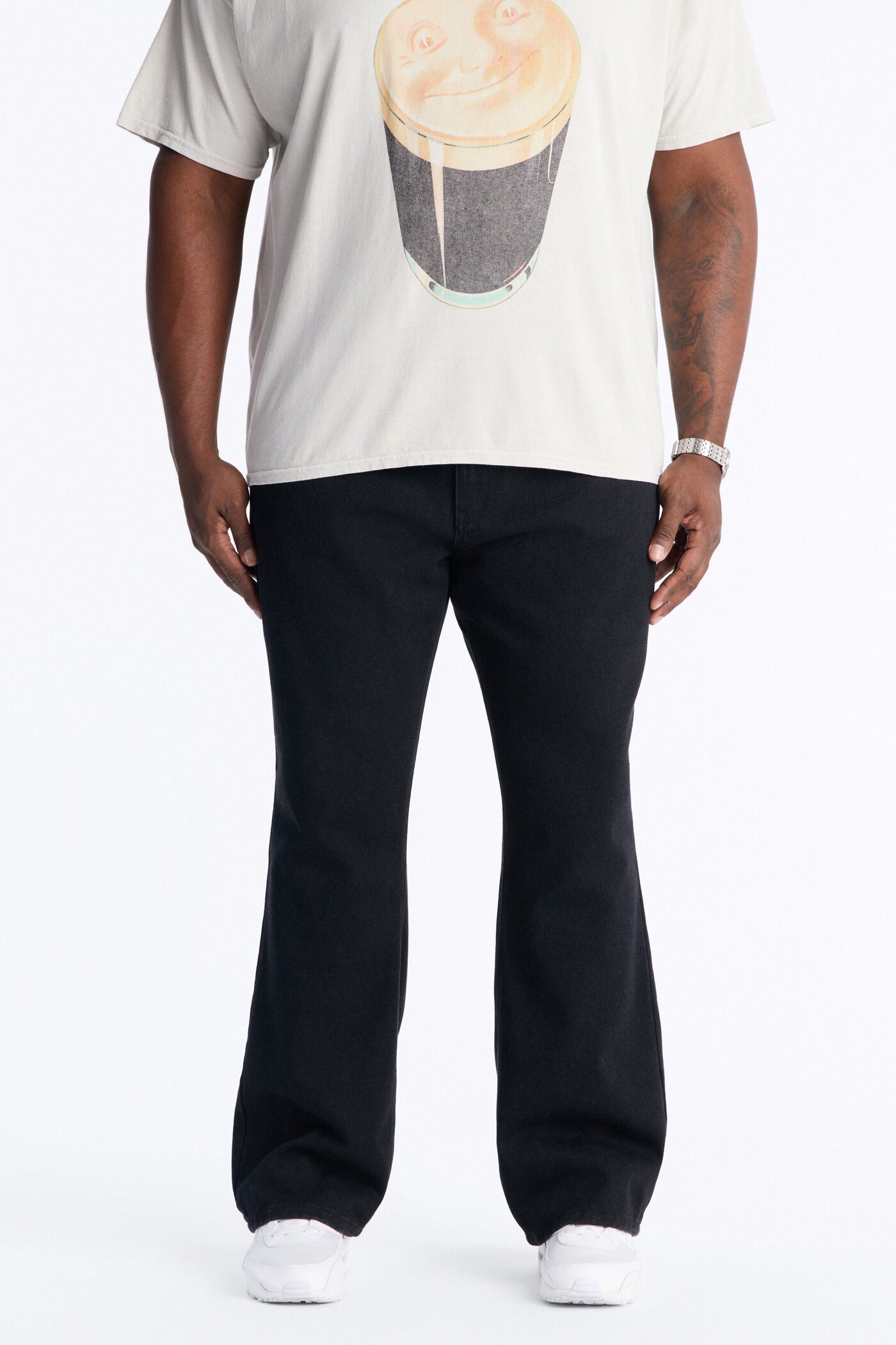 Routine Straight Flare Jean - Black