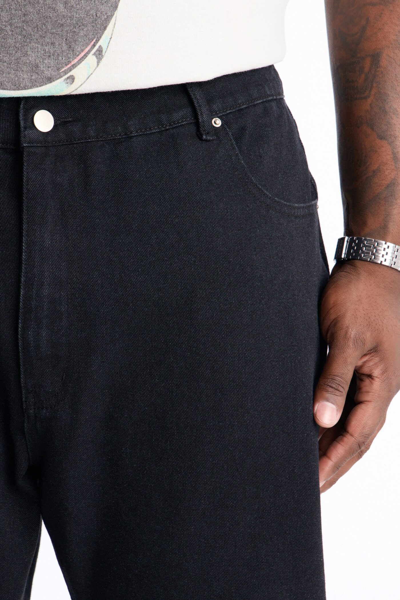 Routine Straight Flare Jean - Black
