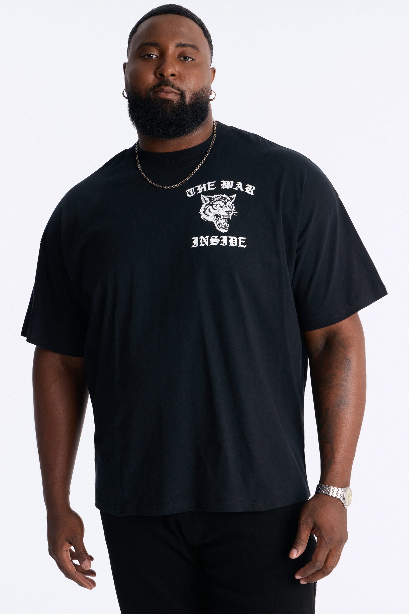 The War Inside Boxy Short Sleeve Tee - Black