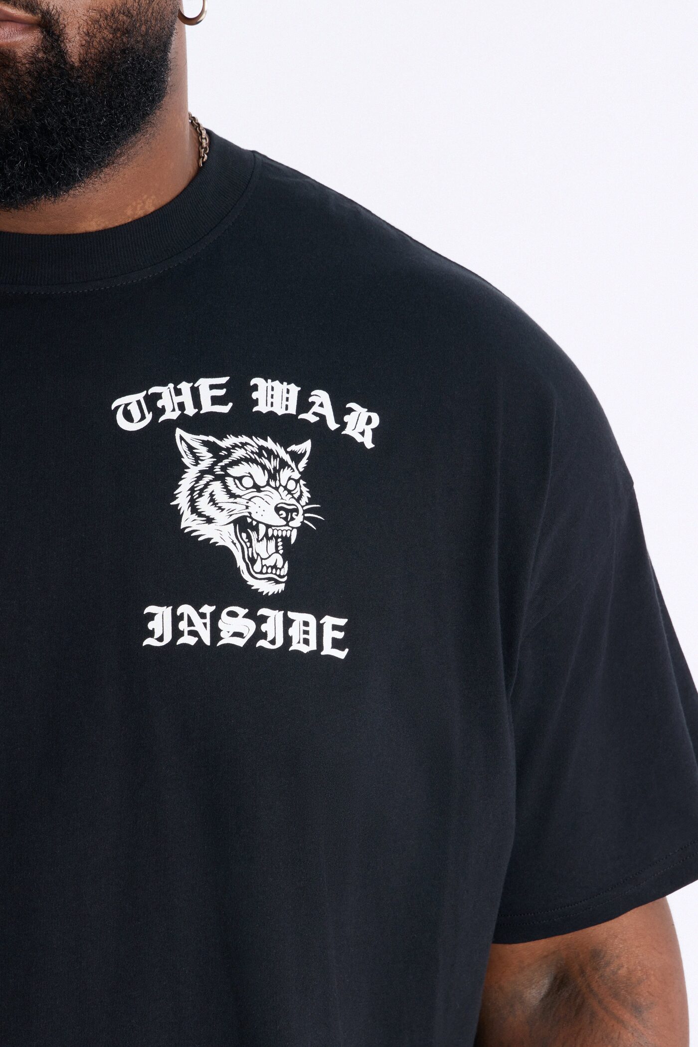 The War Inside Boxy Short Sleeve Tee - Black