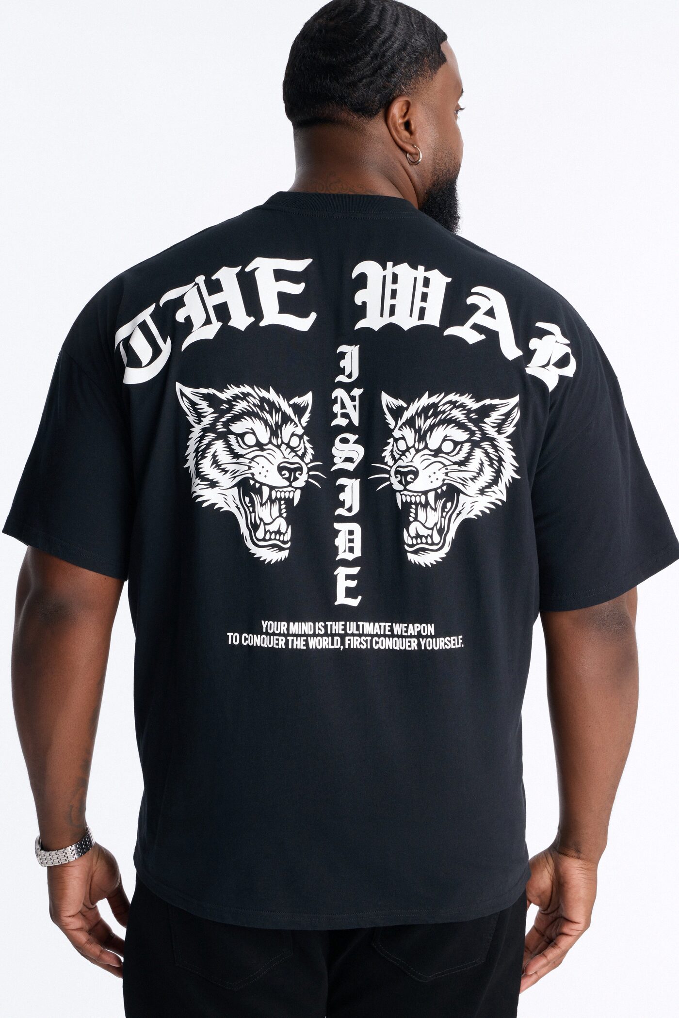 The War Inside Boxy Short Sleeve Tee - Black