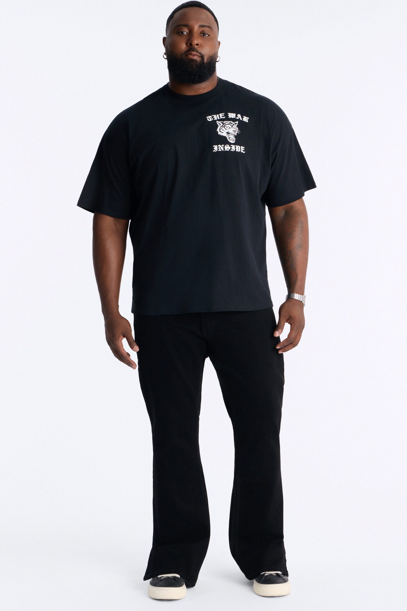 The War Inside Boxy Short Sleeve Tee - Black