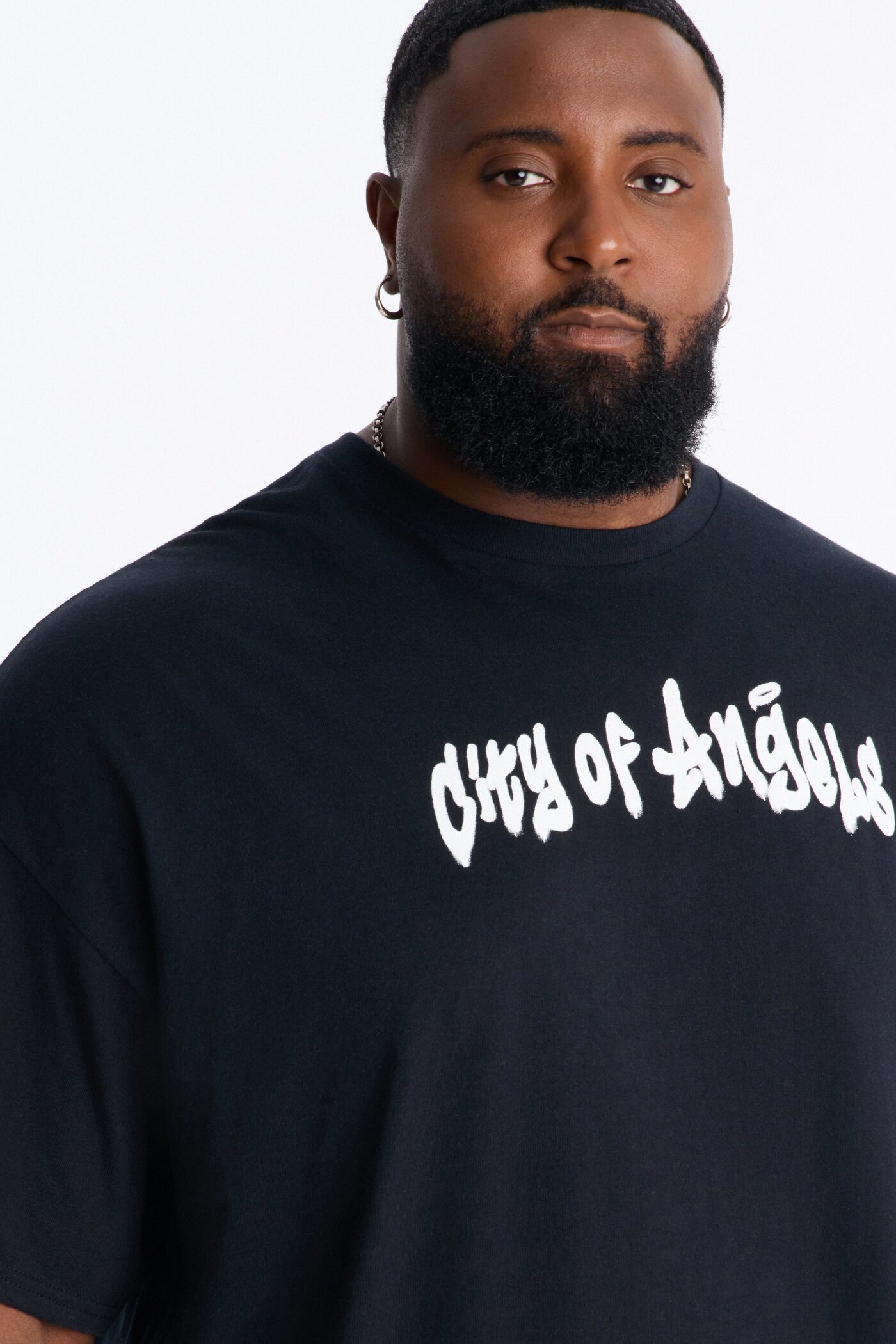 City Of Dreamers Oversized Short Sleeve Tee - Black