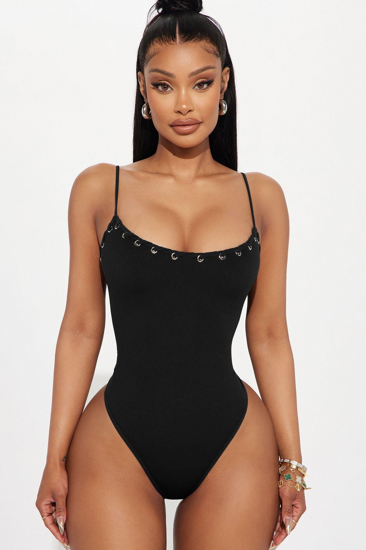 Tamara Seamless Bodysuit - Black