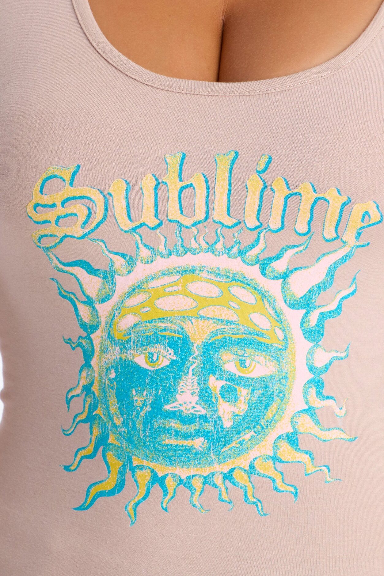 Sublime Logo Tank - Sand