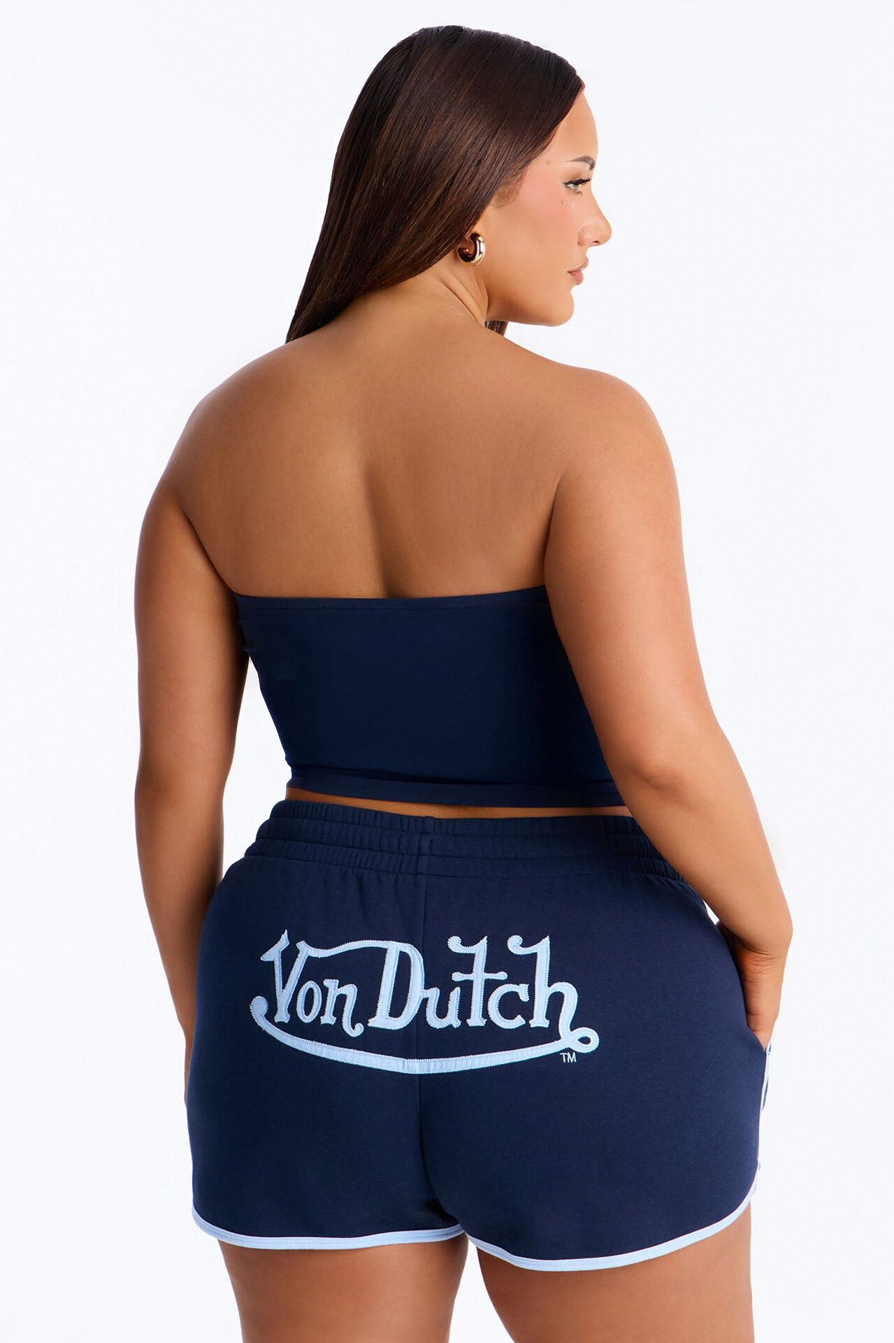 Von Dutch Americana Tube Top - Navy