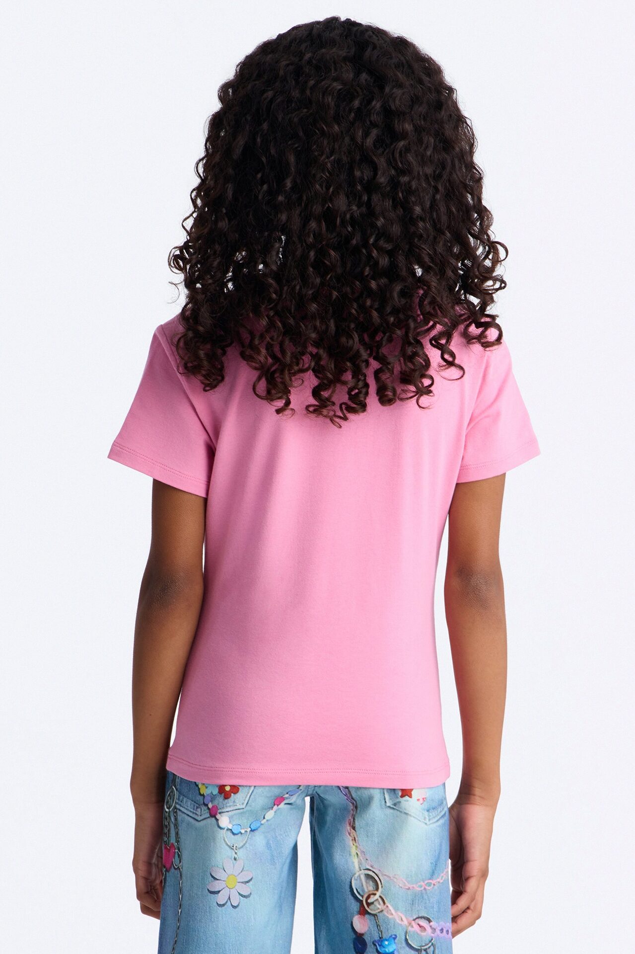 Mini My Everyday Crew Neck Tee - Light Pink