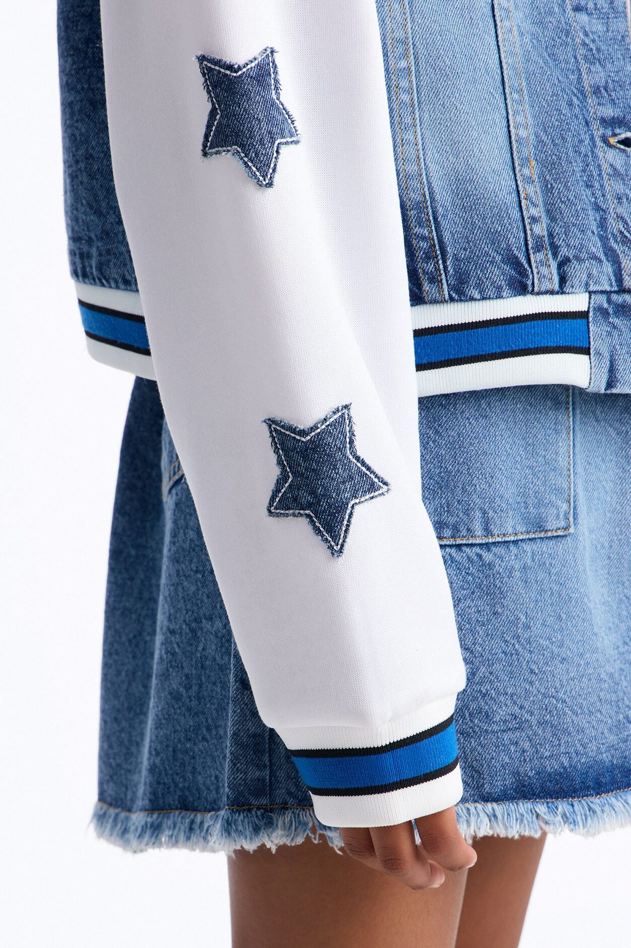 Mini Iconic Girls Only Denim Jacket - Medium Wash
