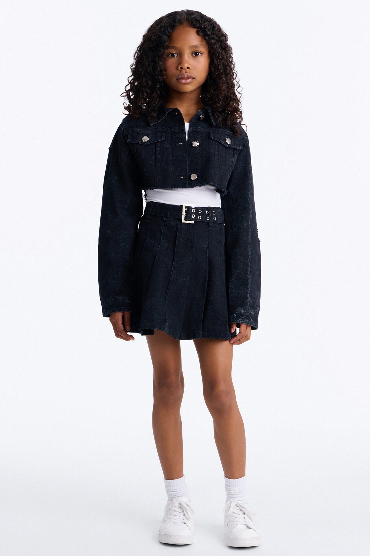 Mini Just Can't Stop Denim Skirt - Black Wash