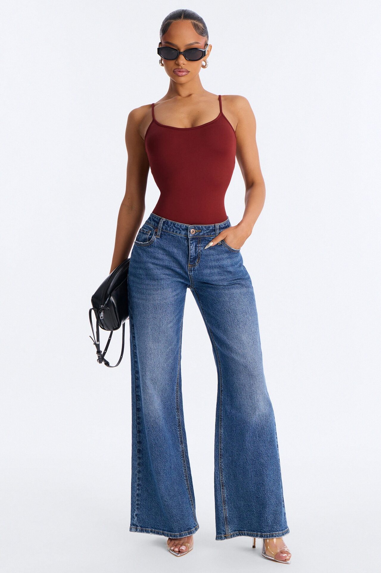 Carrie Everyday Cami Top - DarkRed