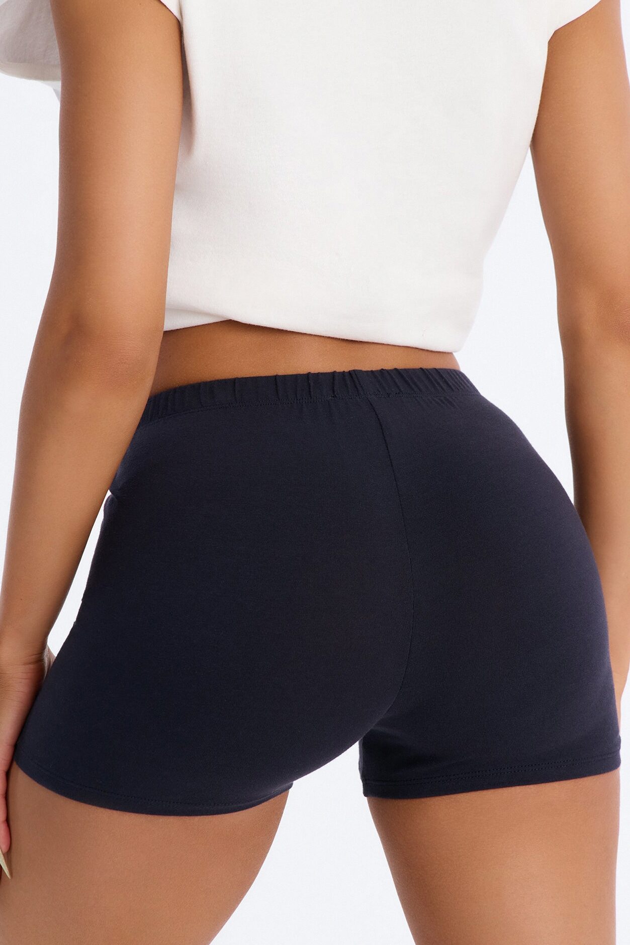 Plain Jane Mini Shorts - Midnight Navy