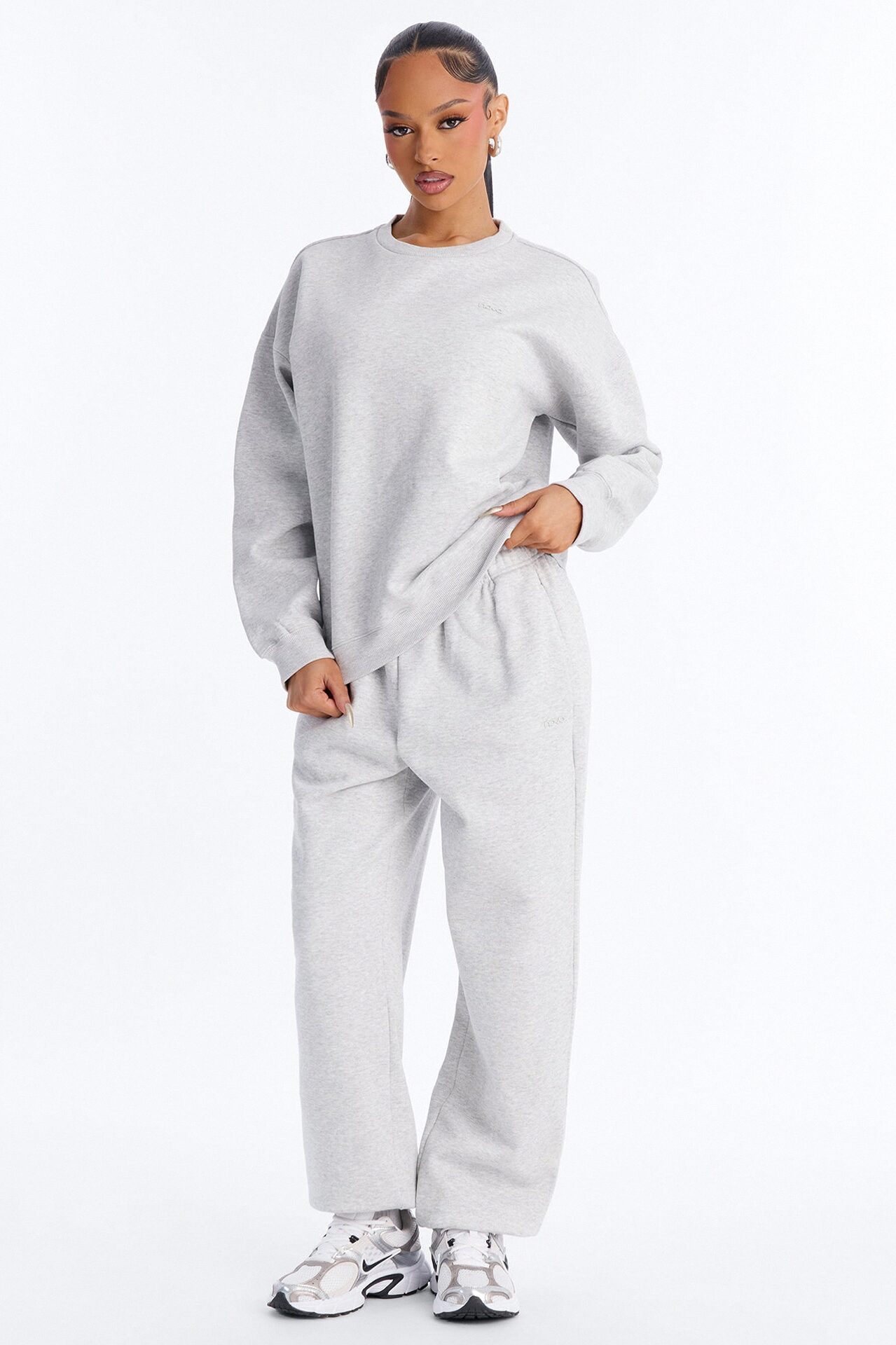 Libby Fleece Jogger Sweatpant - Heather Grey