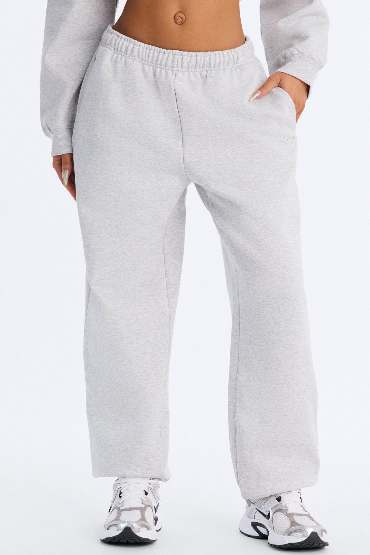 Libby Fleece Jogger Sweatpant - Heather Grey