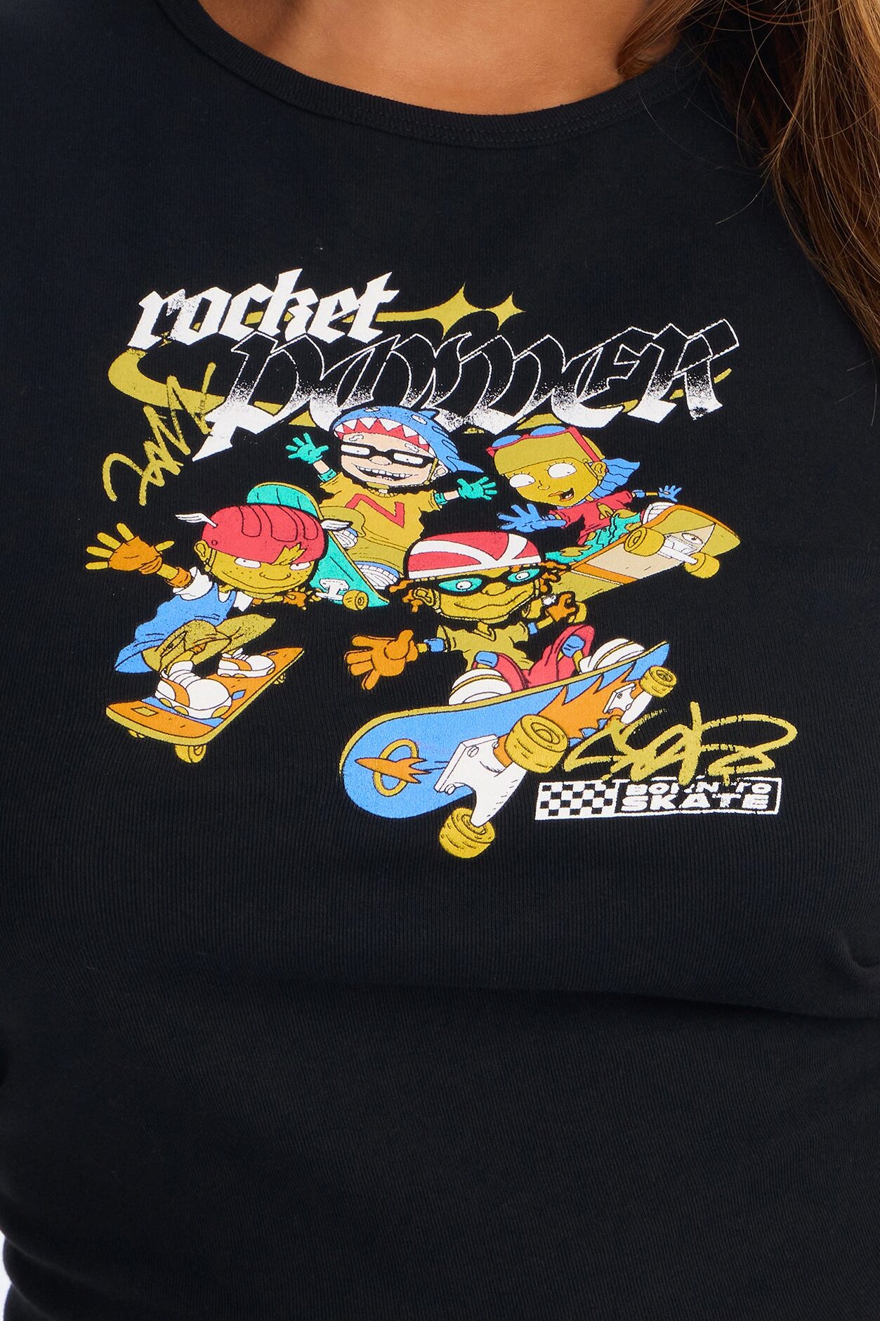 Rocket Power Baby Tee - Black