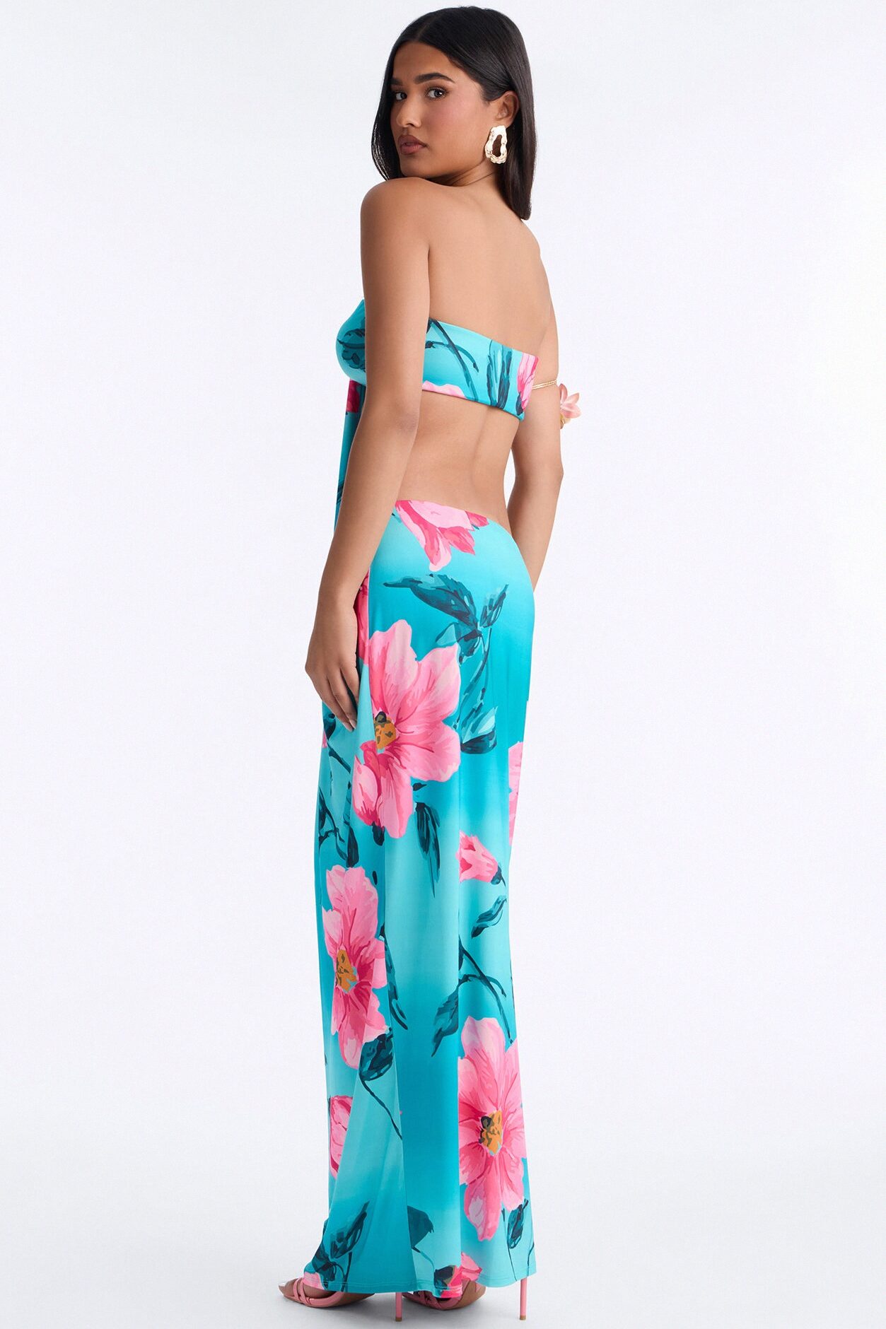 Always Standing Out Maxi Dress - Blue/combo